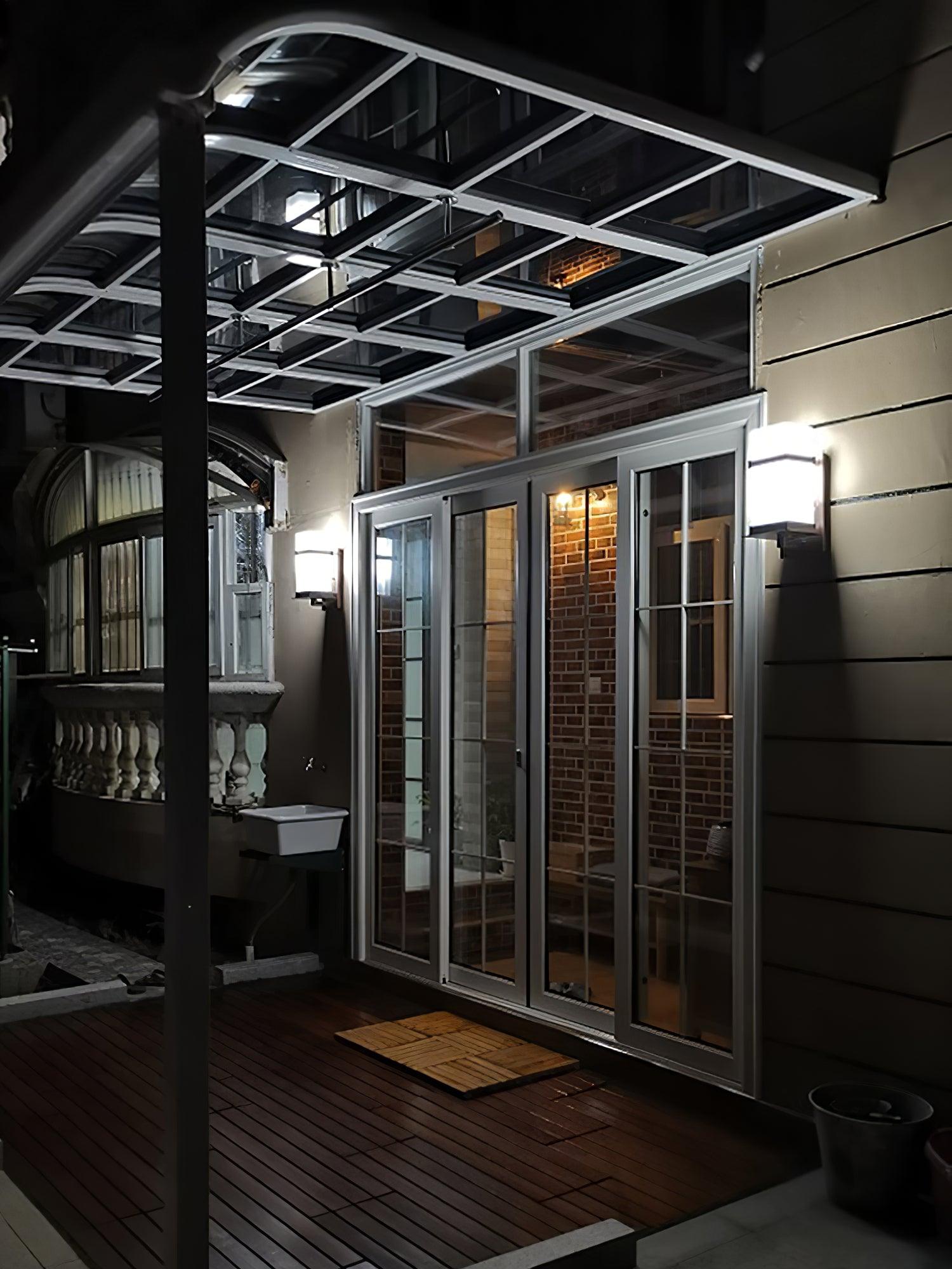 Ishaaris Modern Minimalist Outdoor Glass Wall Light - Letslighting