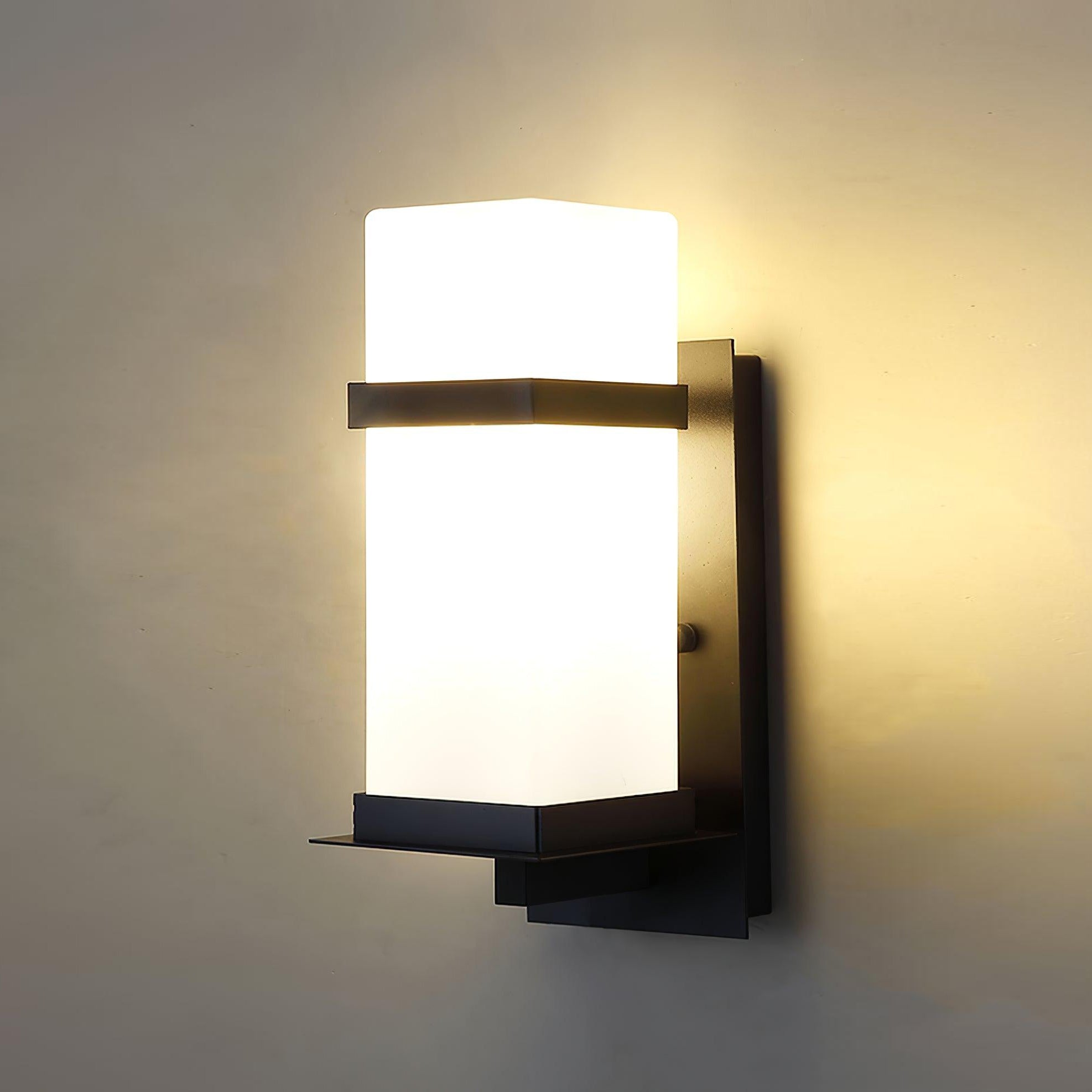 Ishaaris Modern Minimalist Outdoor Glass Wall Light - Letslighting
