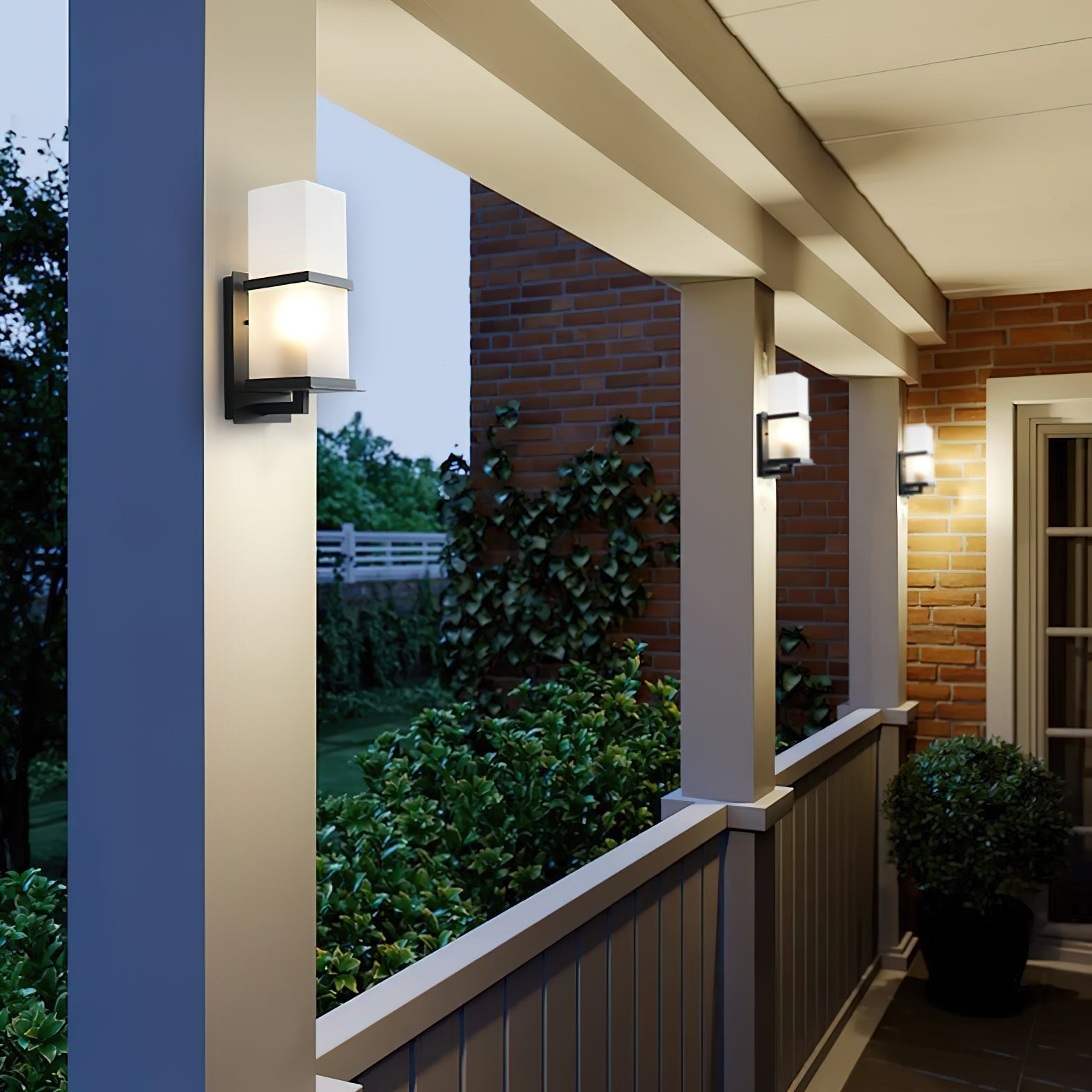 Ishaaris Modern Minimalist Outdoor Glass Wall Light - Letslighting
