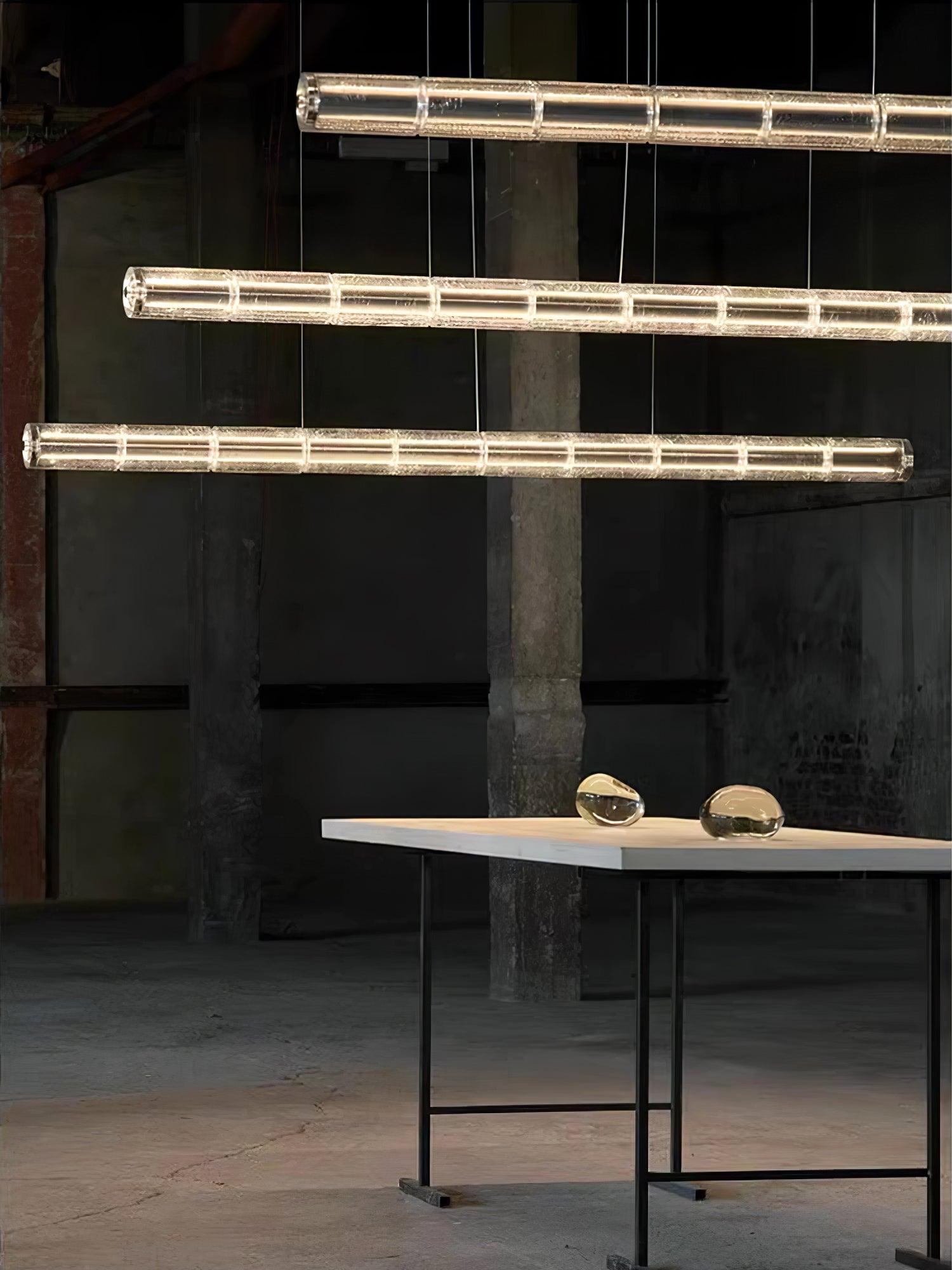 Lyliris Glass Linear Pendant Light