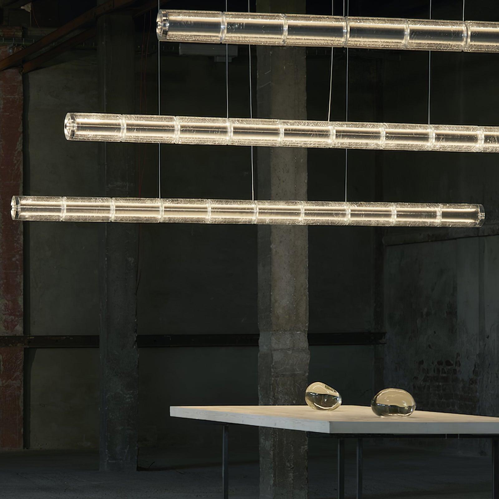 Lyliris Glass Linear Pendant Light