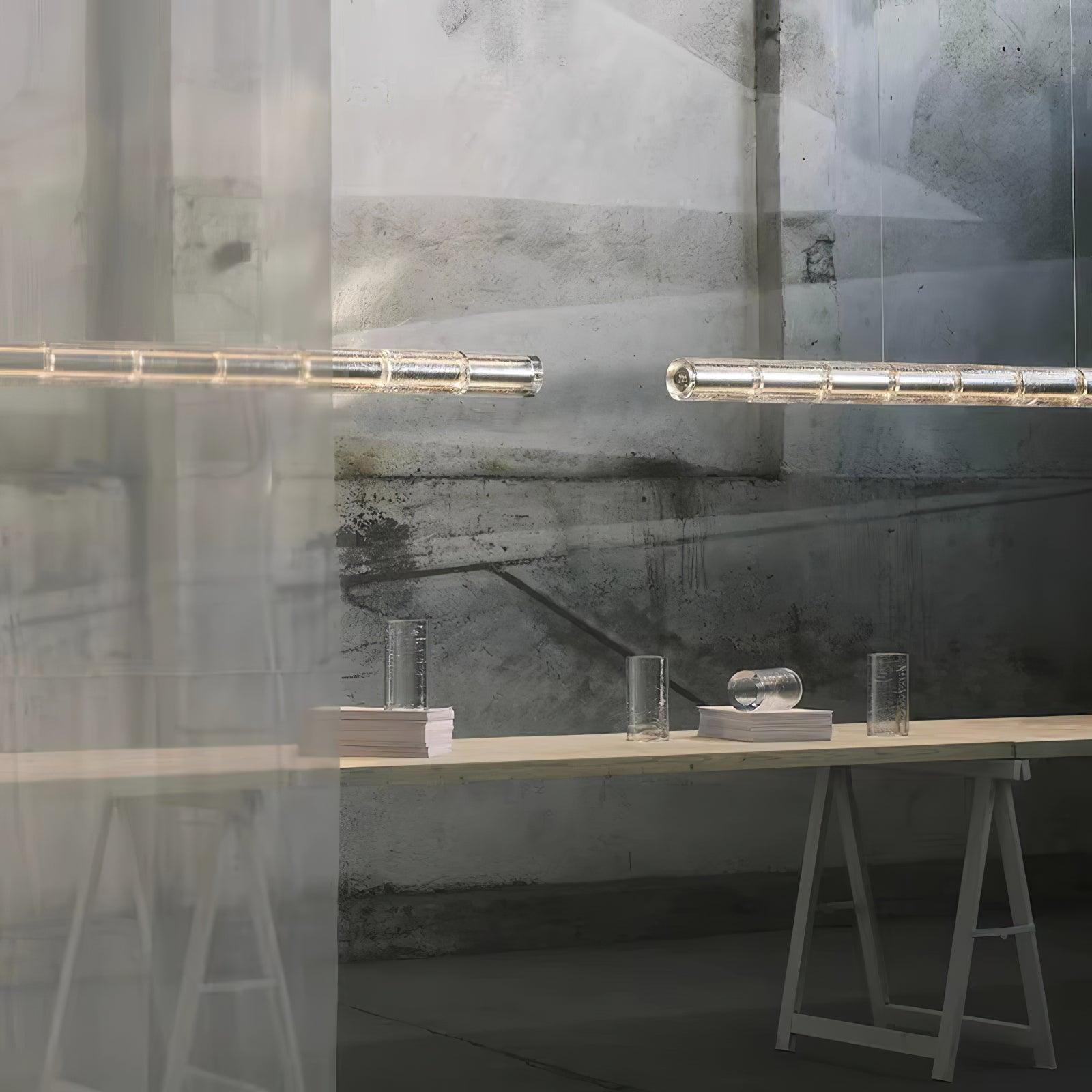 Lyliris Glass Linear Pendant Light