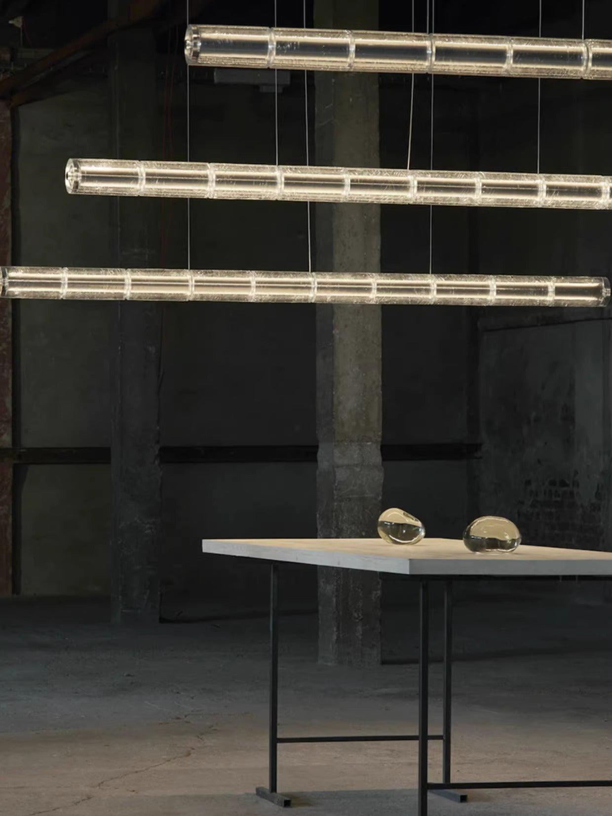 Lyliris Glass Linear Pendant Light
