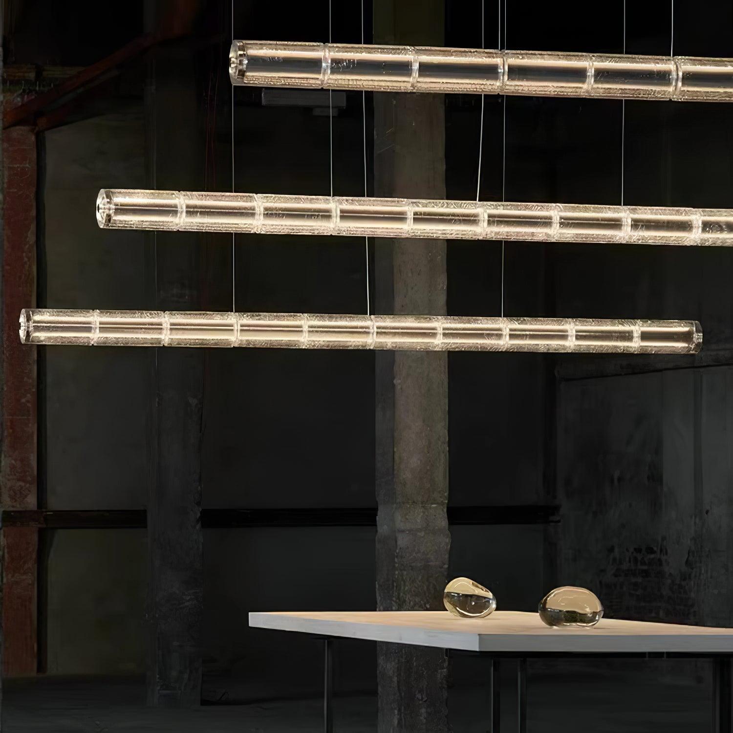 Lyliris Glass Linear Pendant Light