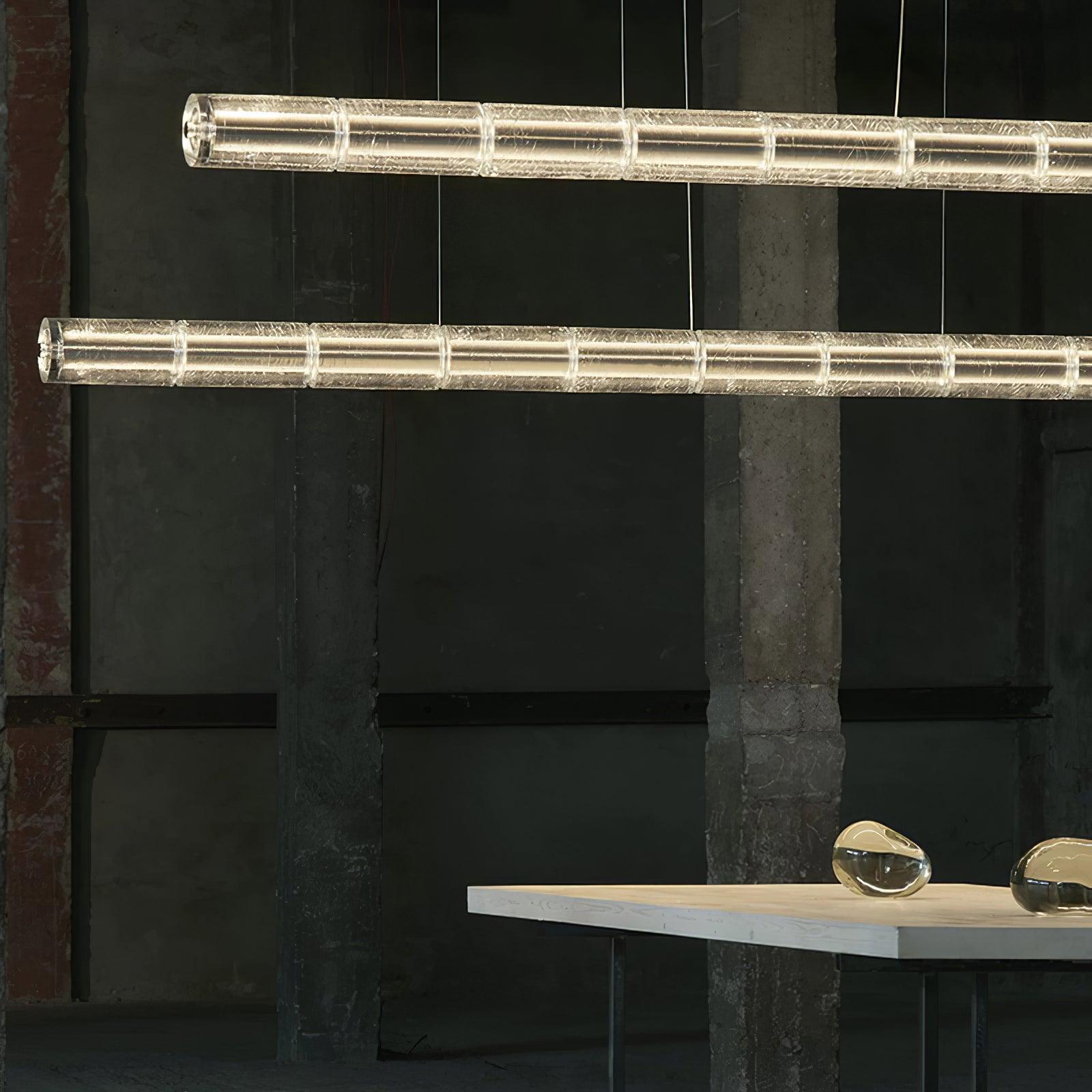 Lyliris Glass Linear Pendant Light