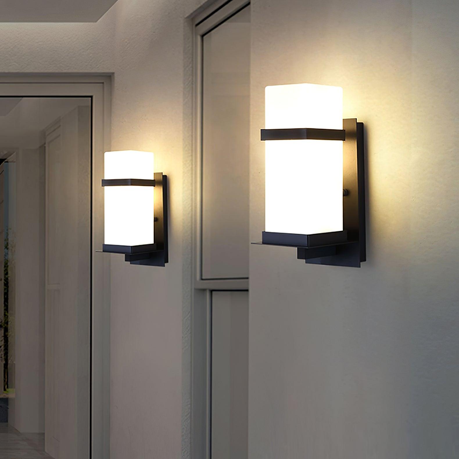 Linea Nordic Art Glass Outdoor Wall Light - Letslighting