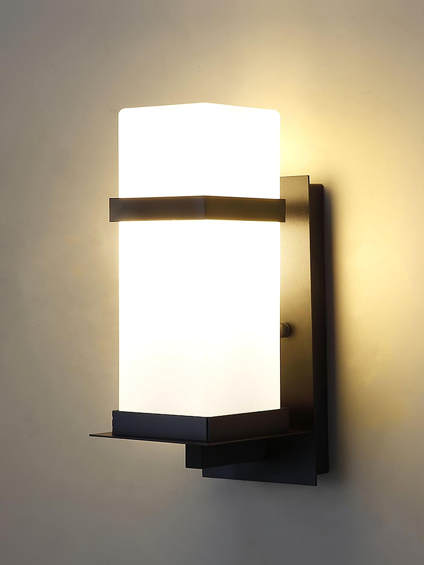 Linea Nordic Art Glass Outdoor Wall Light - Letslighting