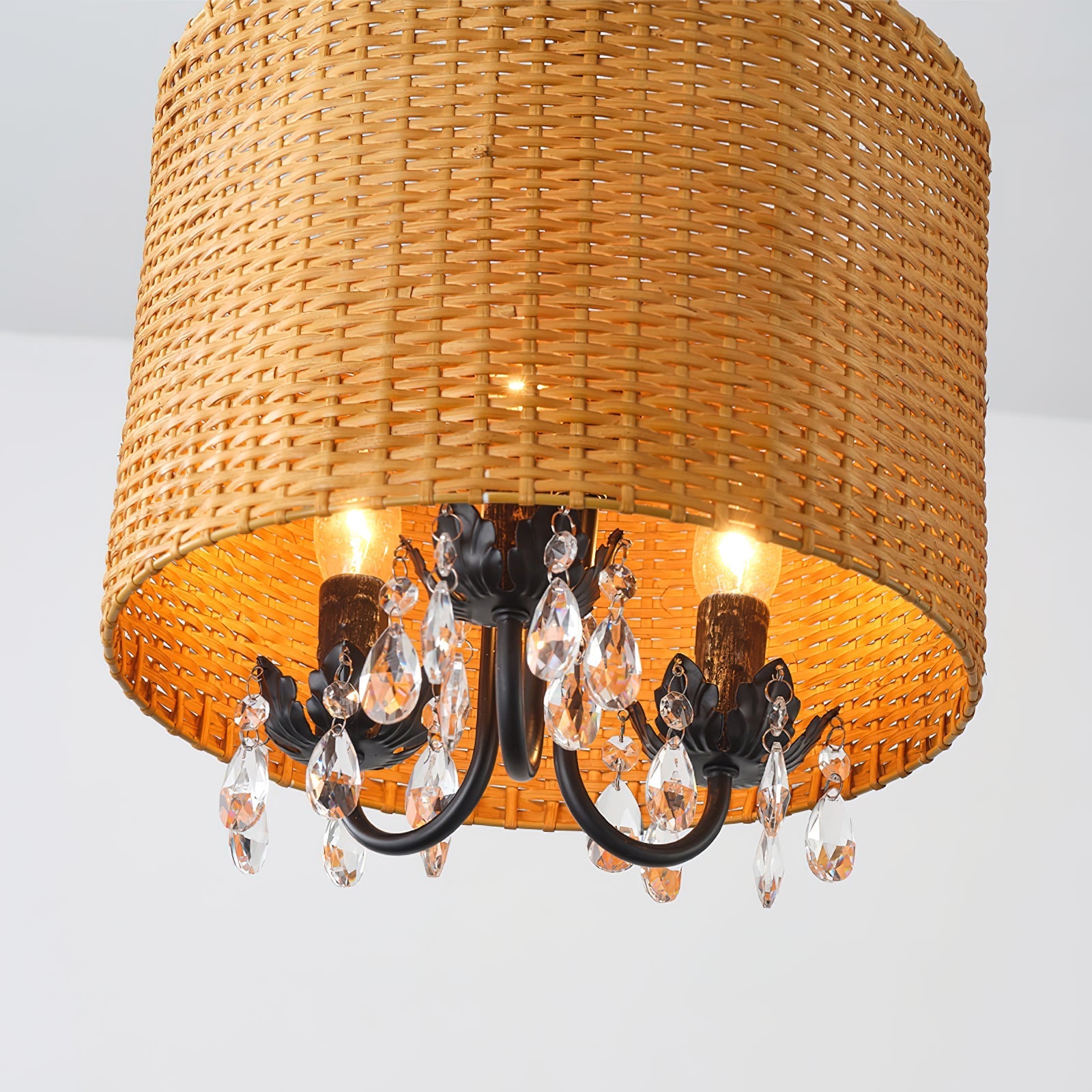 Avnoren Vintage Natural Crystal Pendant Lamp - Letslighting