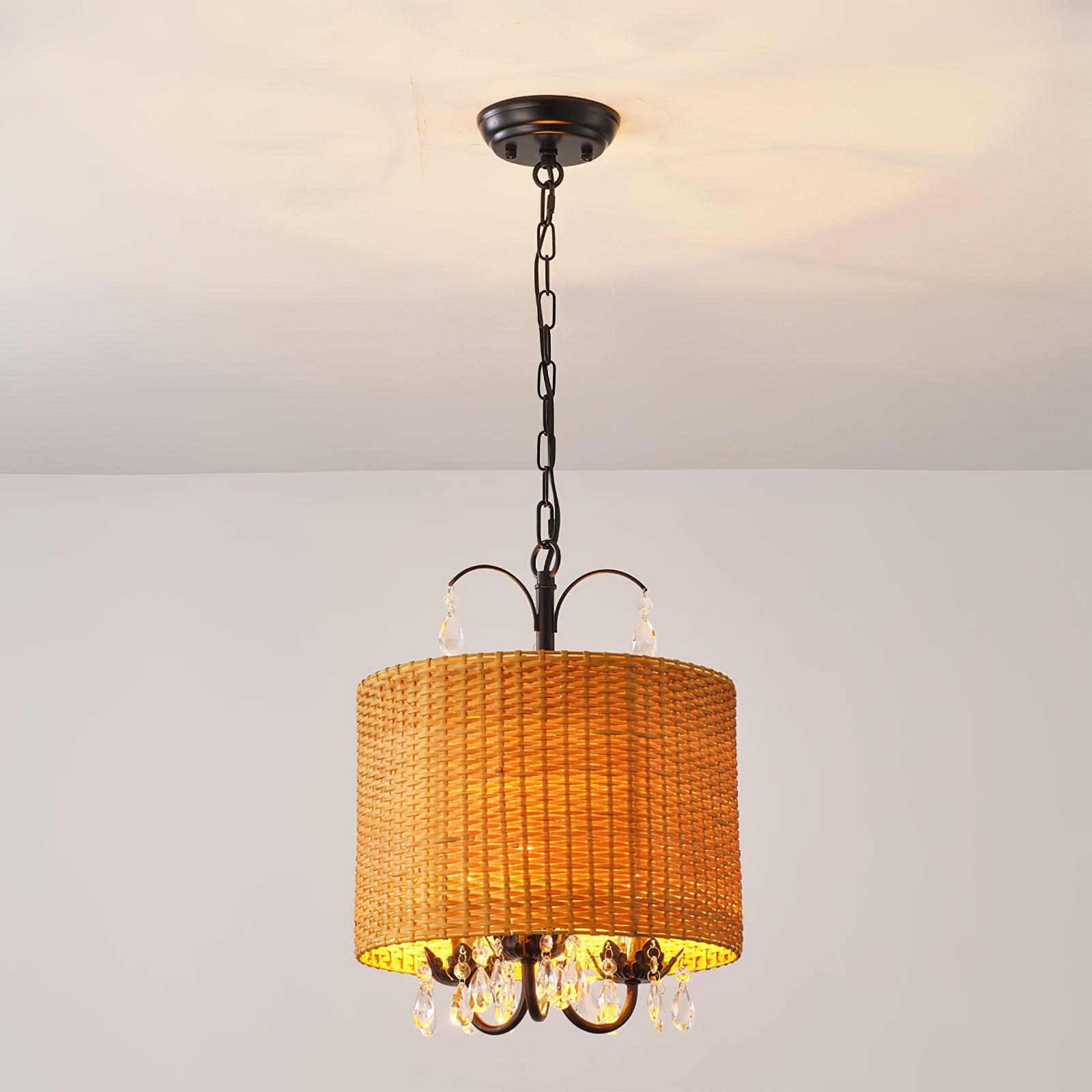 Avnoren Vintage Natural Crystal Pendant Lamp - Letslighting