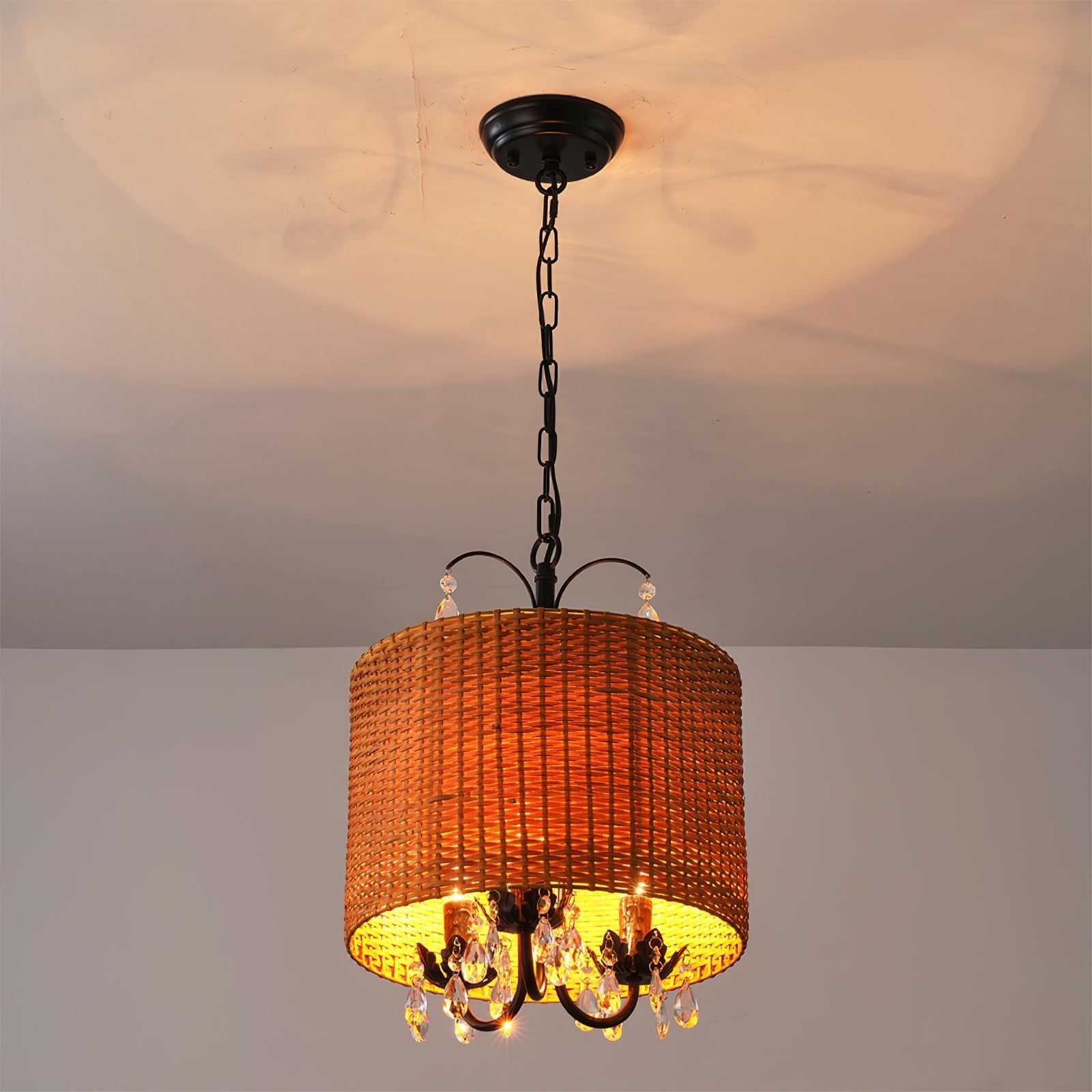 Avnoren Vintage Natural Crystal Pendant Lamp - Letslighting
