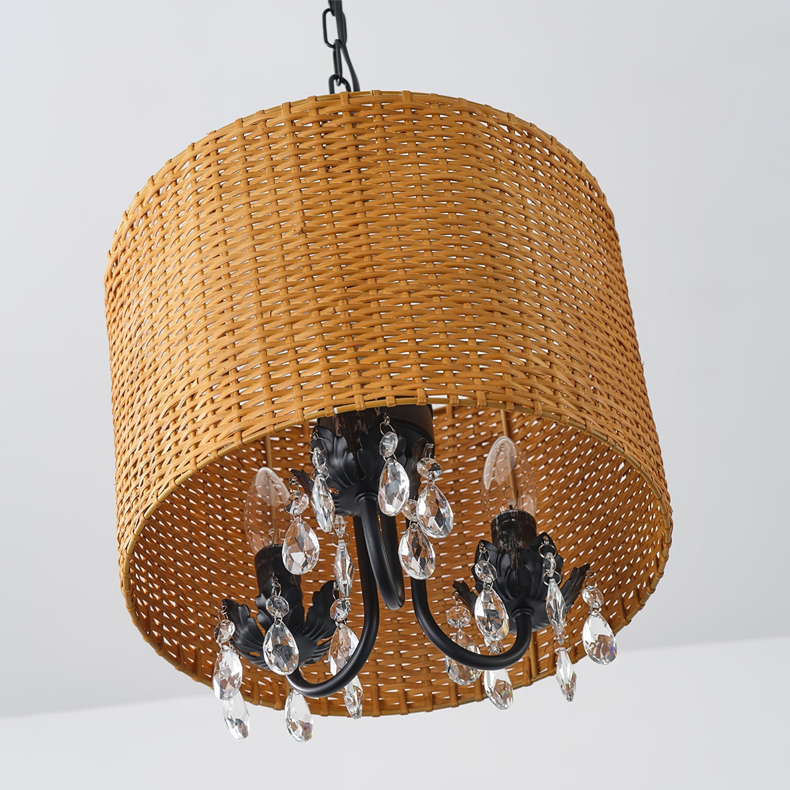 Avnoren Vintage Natural Crystal Pendant Lamp - Letslighting