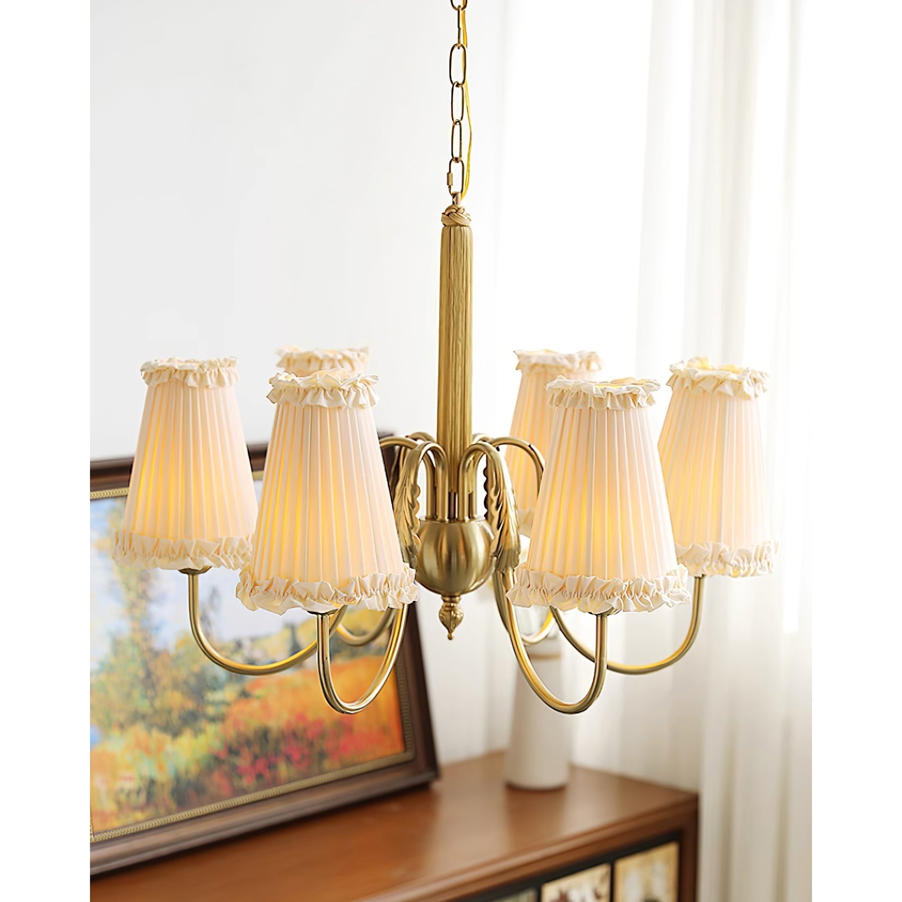 Ervaren Vintage Postmodern Luxury Fabric Chandelier - Letslighting