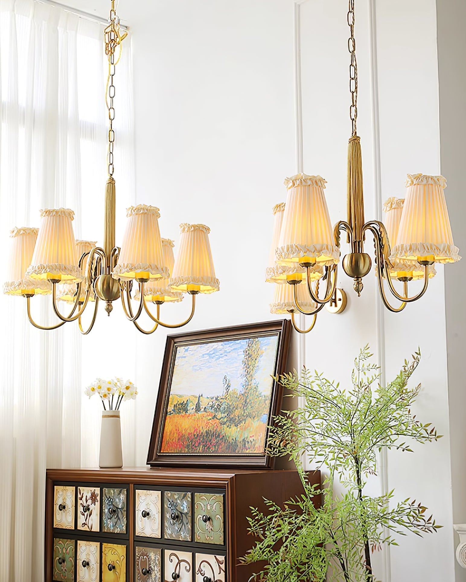 Ervaren Vintage Postmodern Luxury Fabric Chandelier - Letslighting