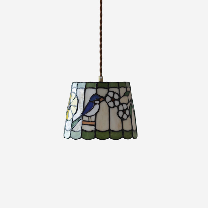Tiffany Pendant Light Brid Blossom Glass - Letslighting