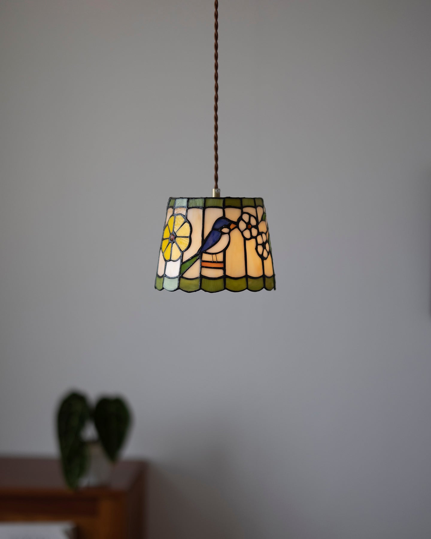Tiffany Pendant Light Brid Blossom Glass - Letslighting
