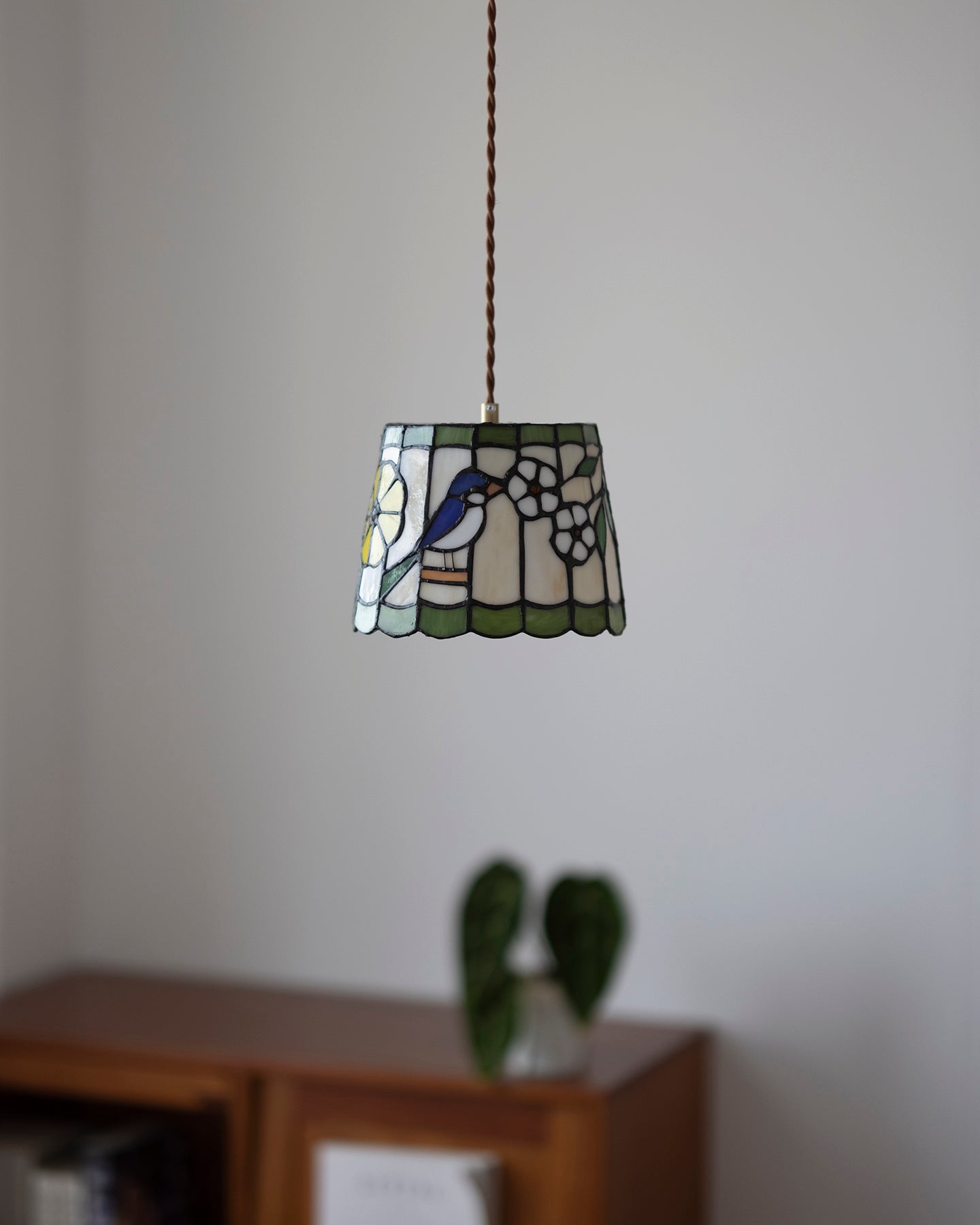 Tiffany Pendant Light Brid Blossom Glass - Letslighting