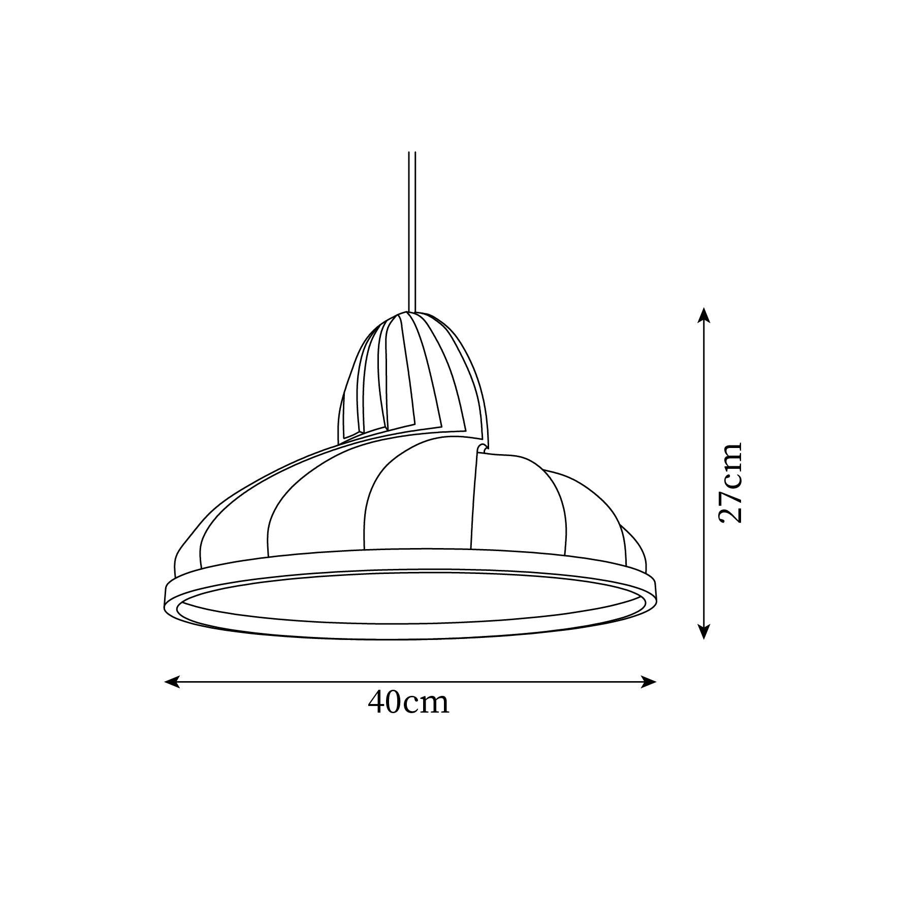 Meblo Pendant Lamp Wave Organic - Letslighting
