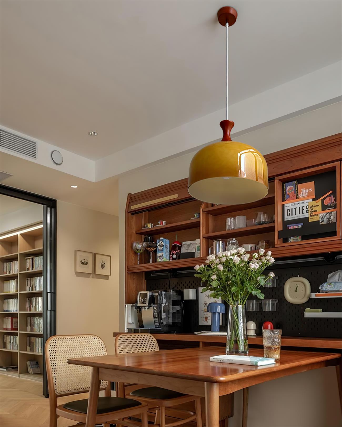 Lioraer Glass Retro Pendant Light - Letslighting