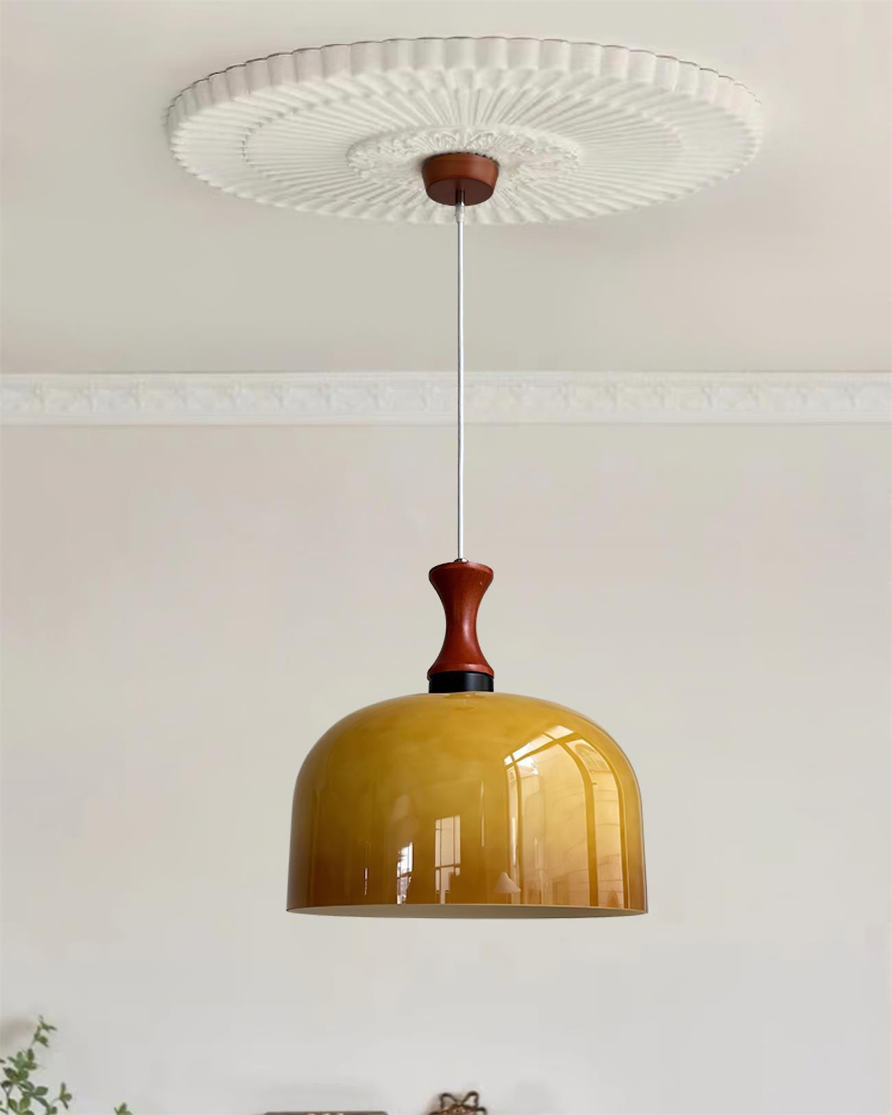 Lioraer Glass Retro Pendant Light - Letslighting