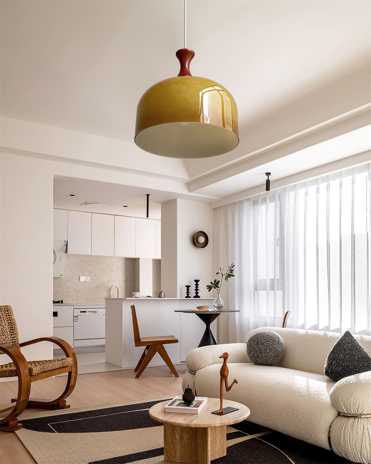 Lioraer Glass Retro Pendant Light - Letslighting