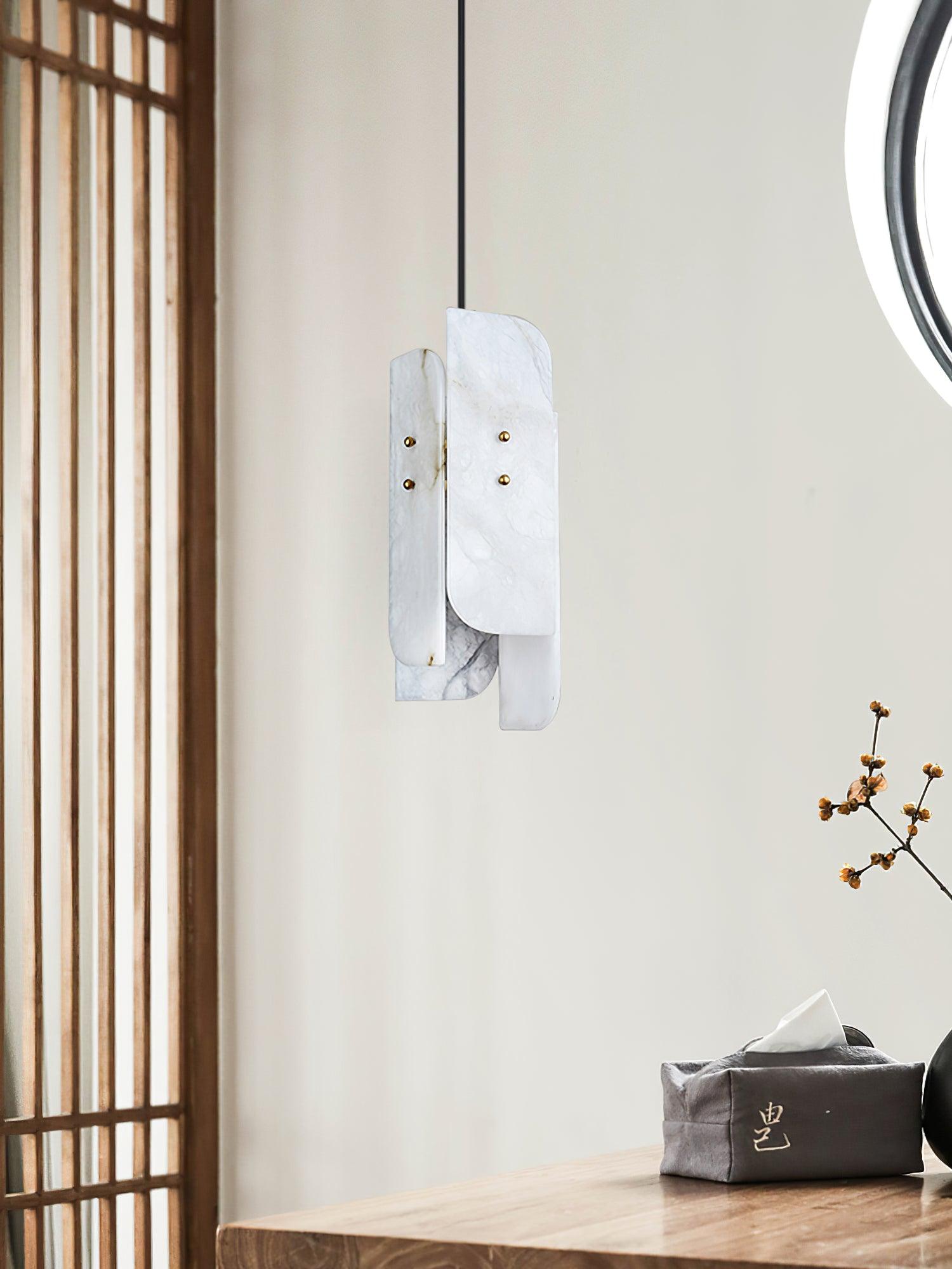 Vicarus Layered Alabaster Pendant Light - Letslighting