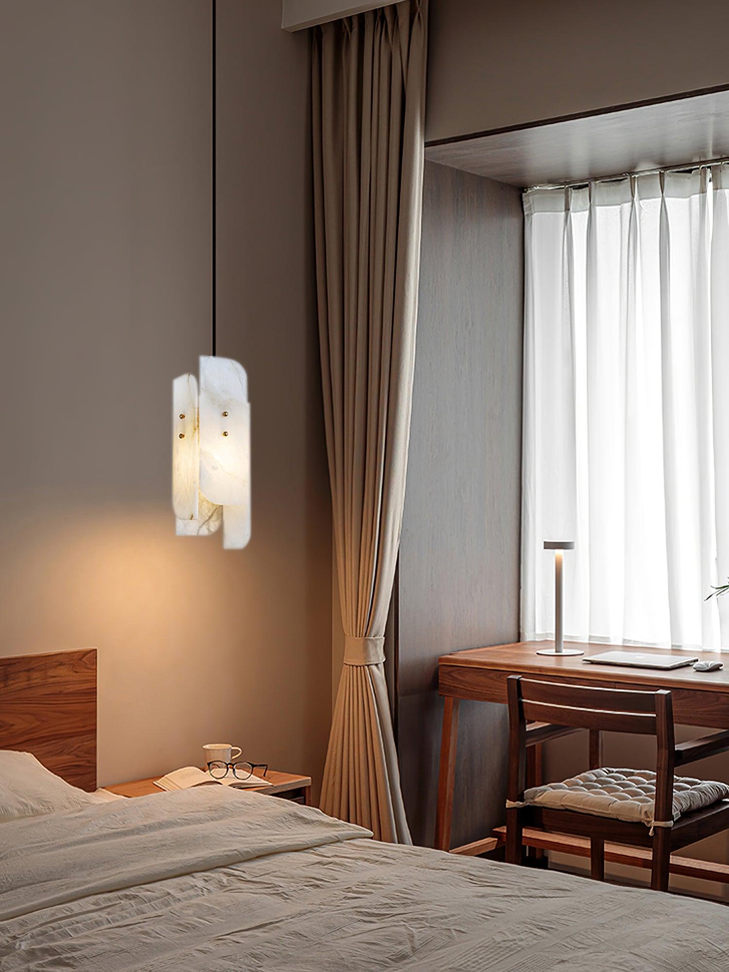 Vicarus Layered Alabaster Pendant Light - Letslighting