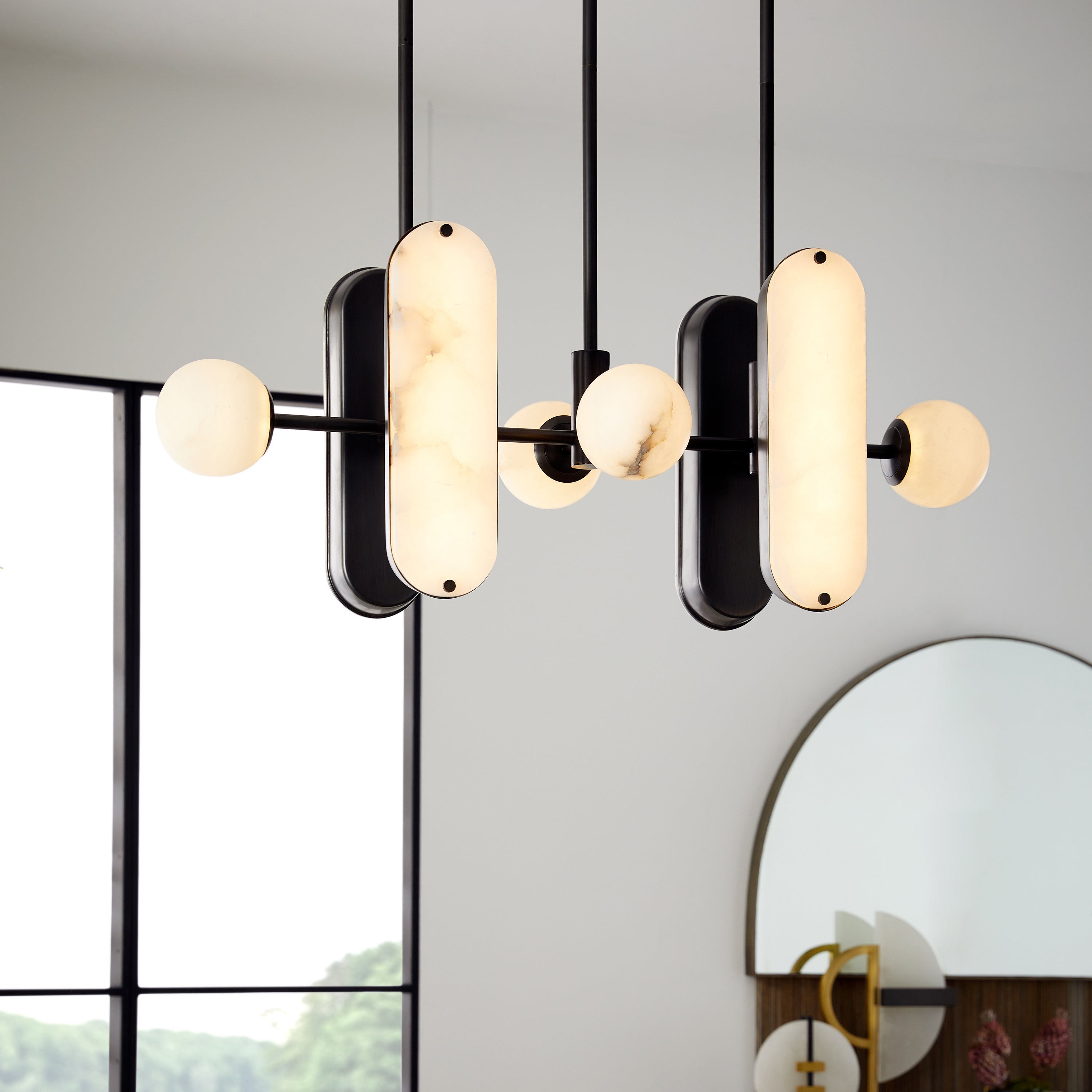 Orshaisra Modern Minimalist Alabaster Pendant Lamp - Letslighting