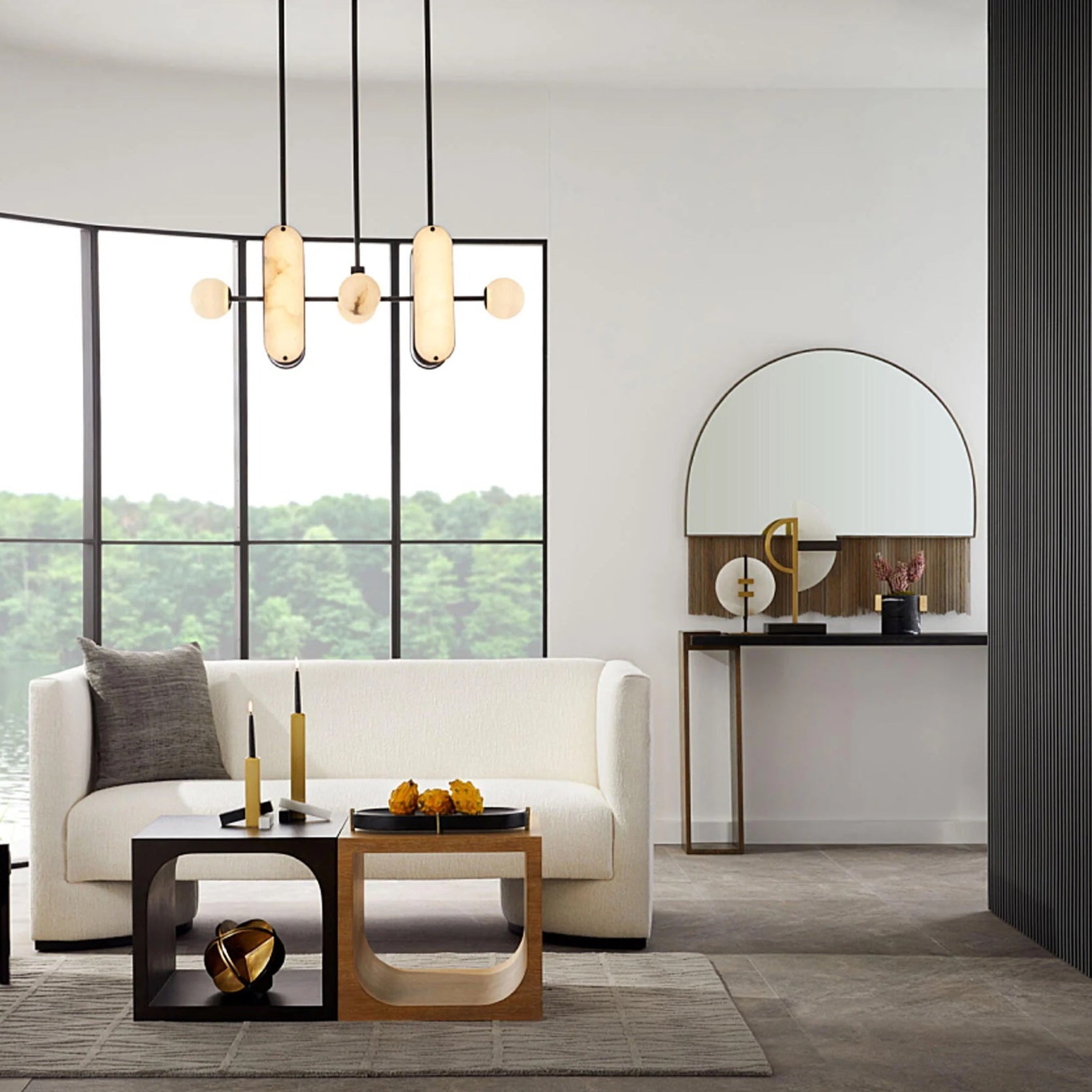Orshaisra Modern Minimalist Alabaster Pendant Lamp - Letslighting