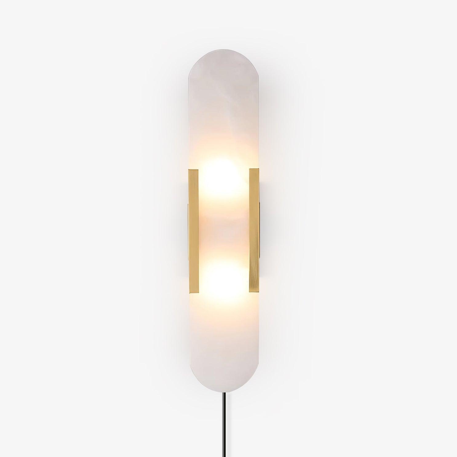 Corvina Oblong Alabaster Wall Light - Letslighting
