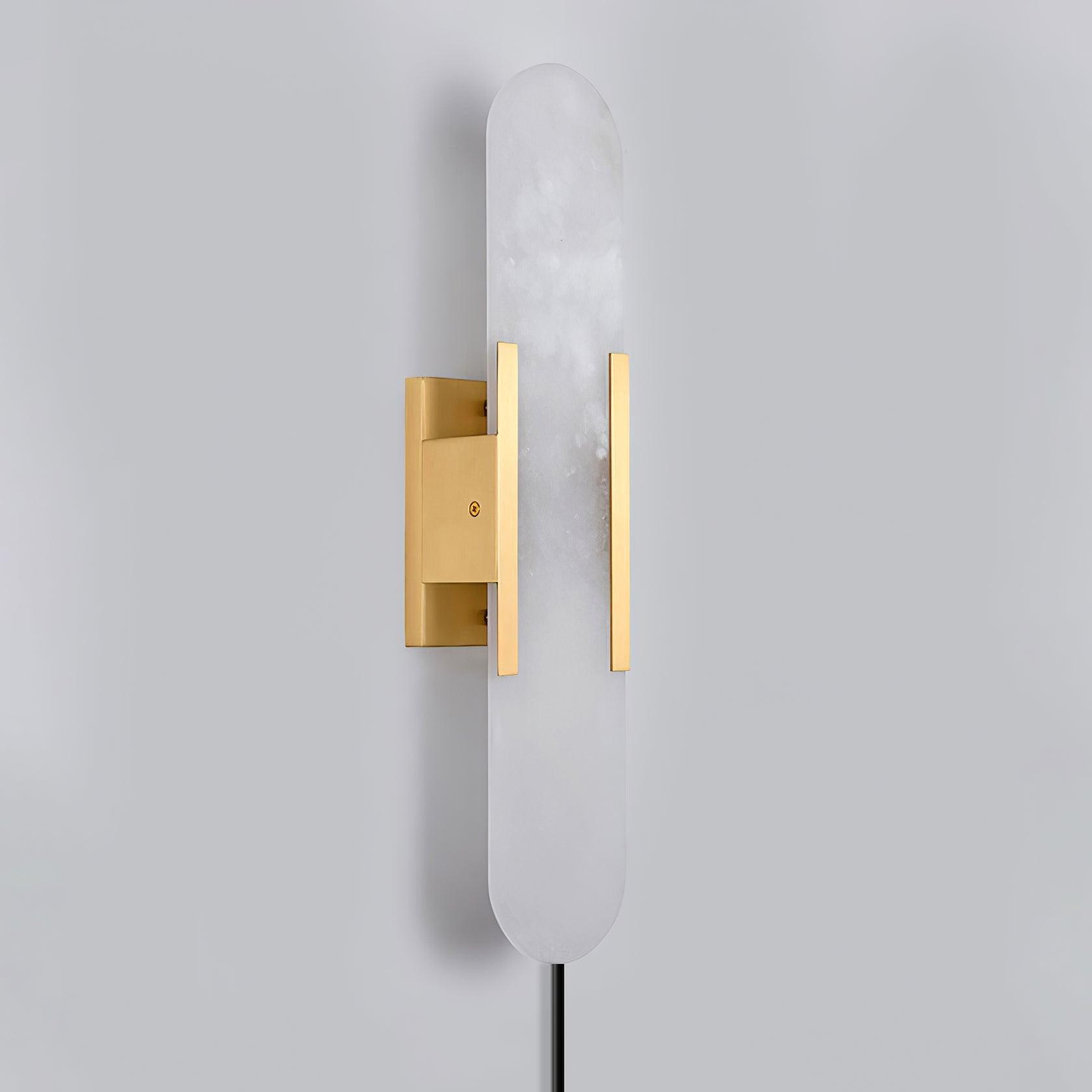 Corvina Oblong Alabaster Wall Light - Letslighting