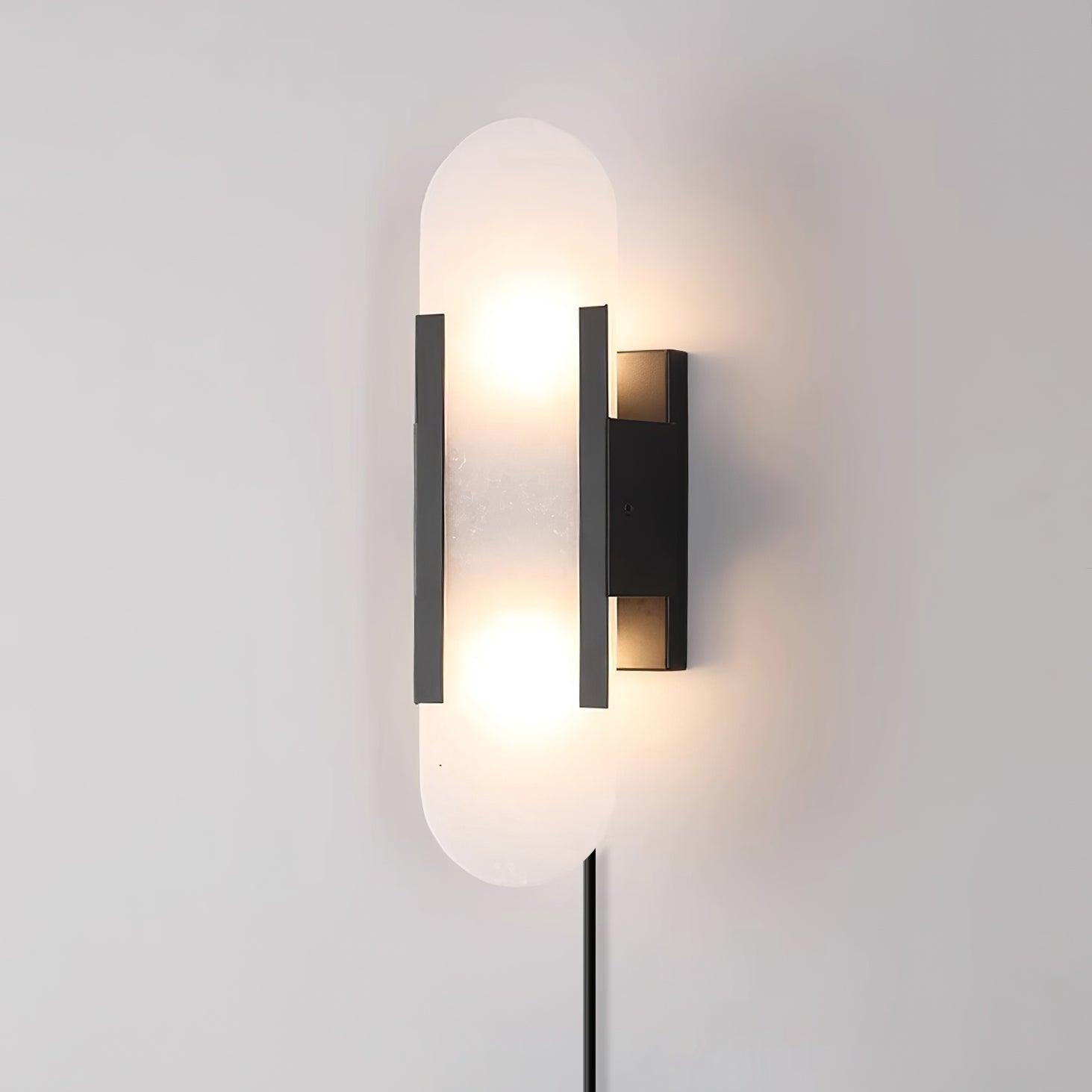Corvina Oblong Alabaster Wall Light - Letslighting