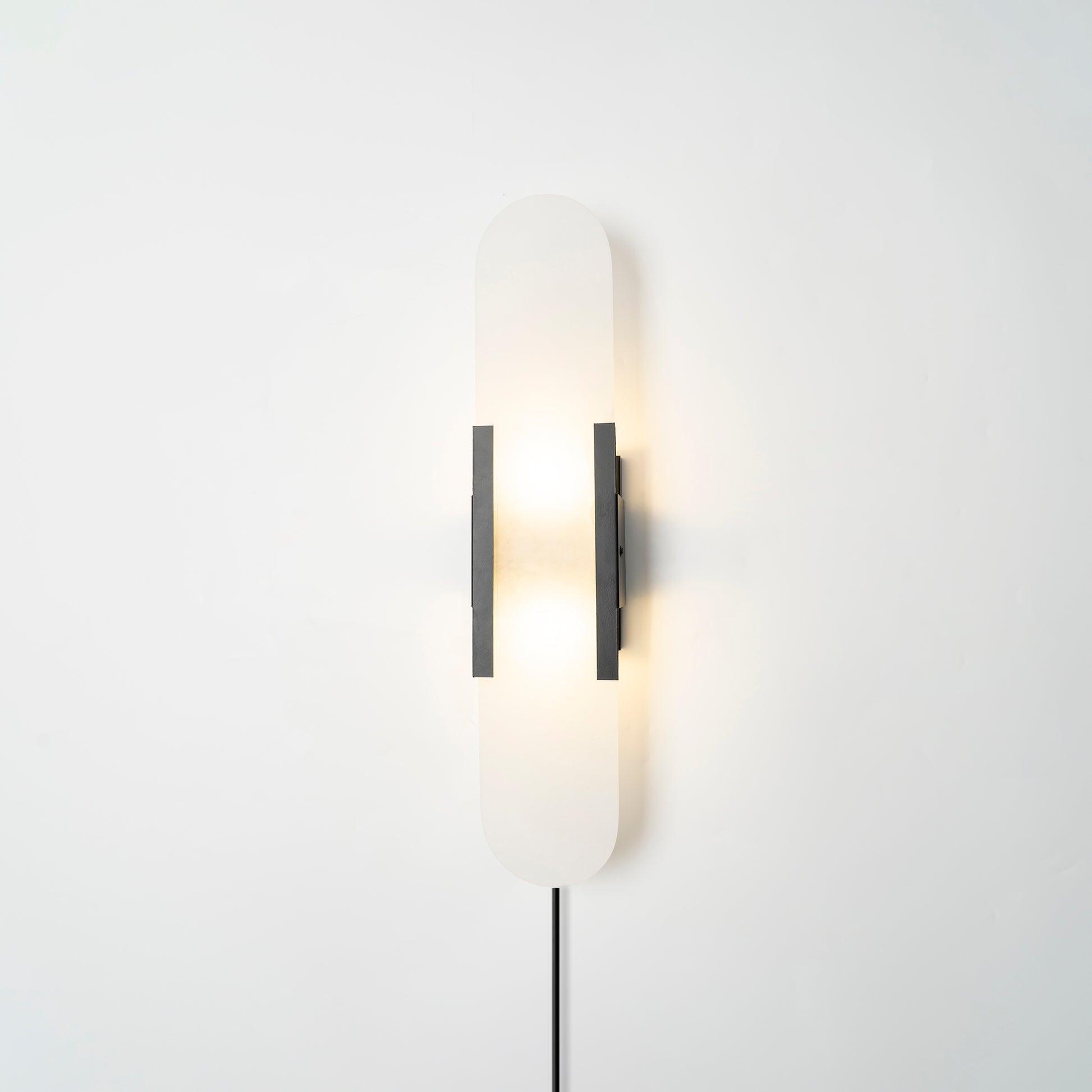 Corvina Oblong Alabaster Wall Light - Letslighting