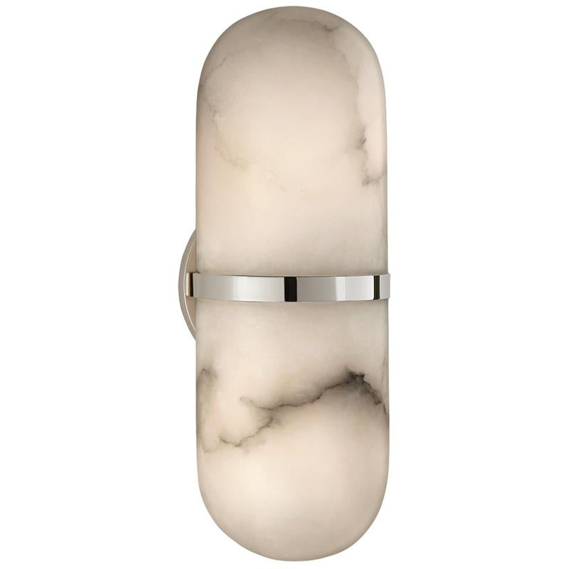 Symirel Modern Minimalist Pill Form Alabaster Sconce Wall Lamp - Letslighting
