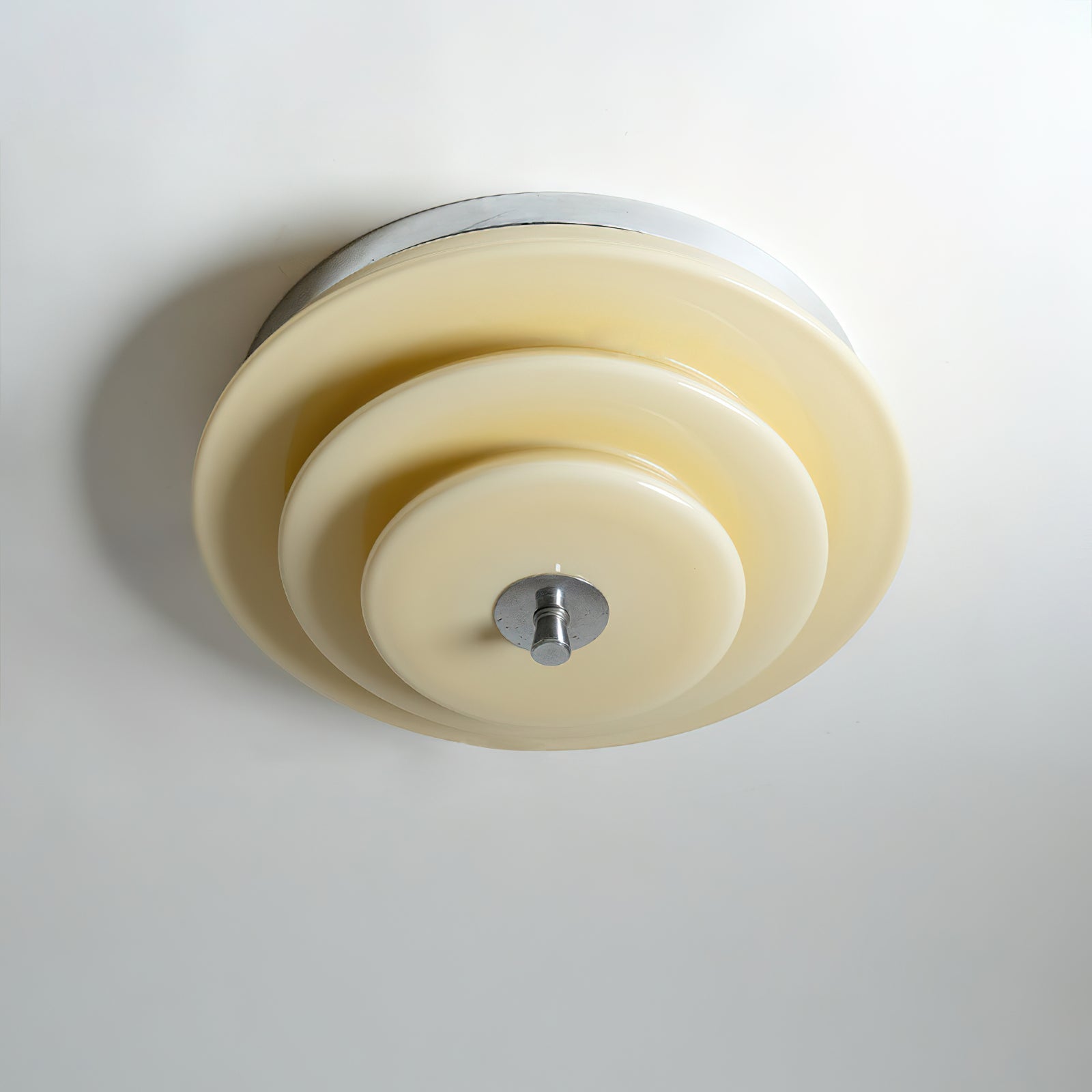 Mellow Ceiling Lamp with Tiered Ripple Form - Letslighting