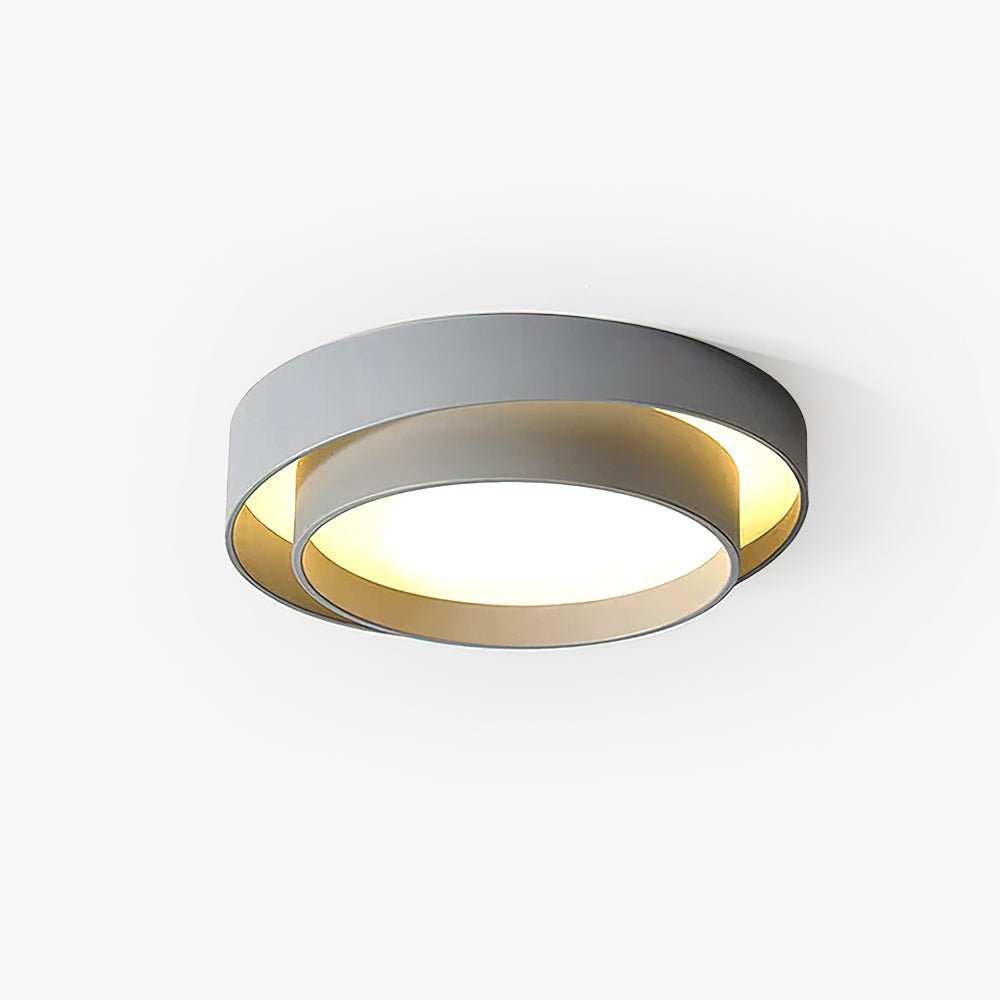 Lustra Ceiling Light Double Layers Modern Cylinder - Letslighting