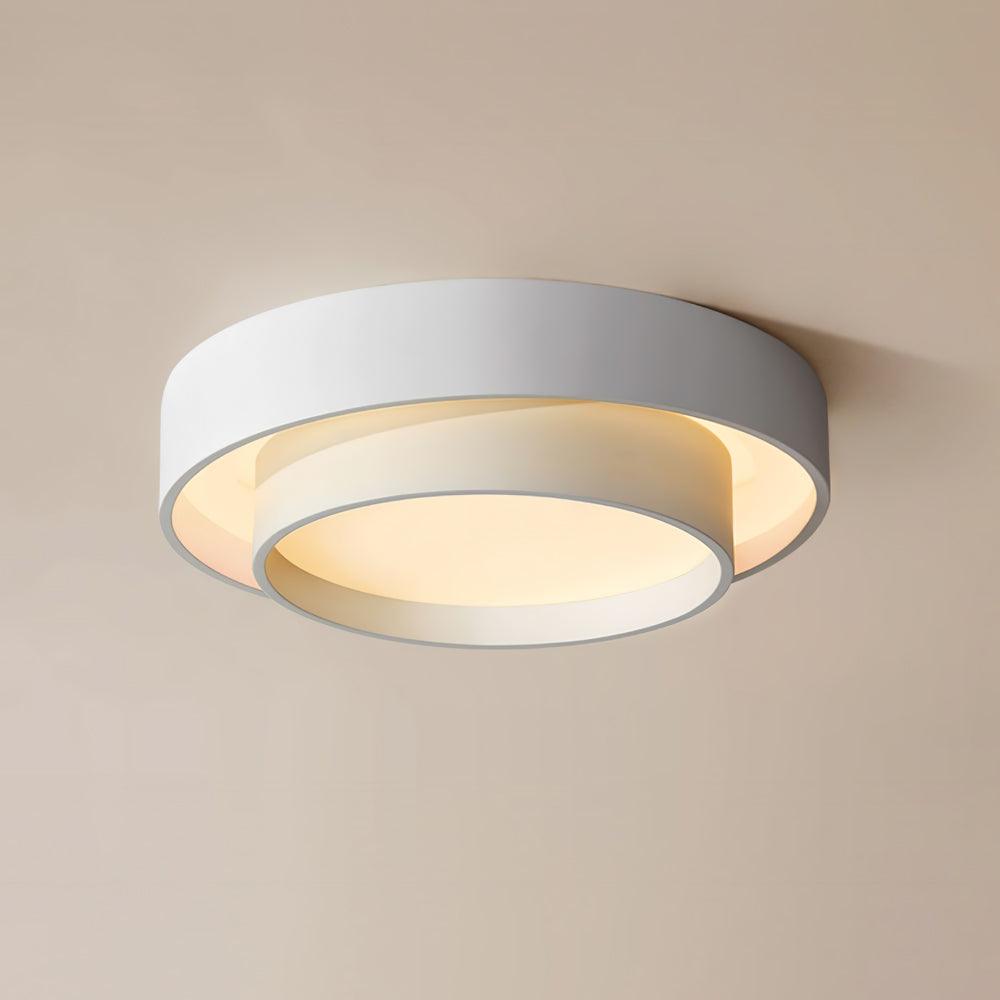 Lustra Ceiling Light Double Layers Modern Cylinder - Letslighting