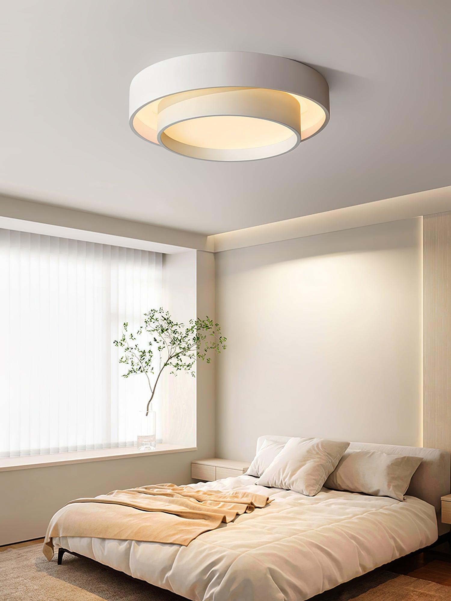 Lustra Ceiling Light Double Layers Modern Cylinder - Letslighting