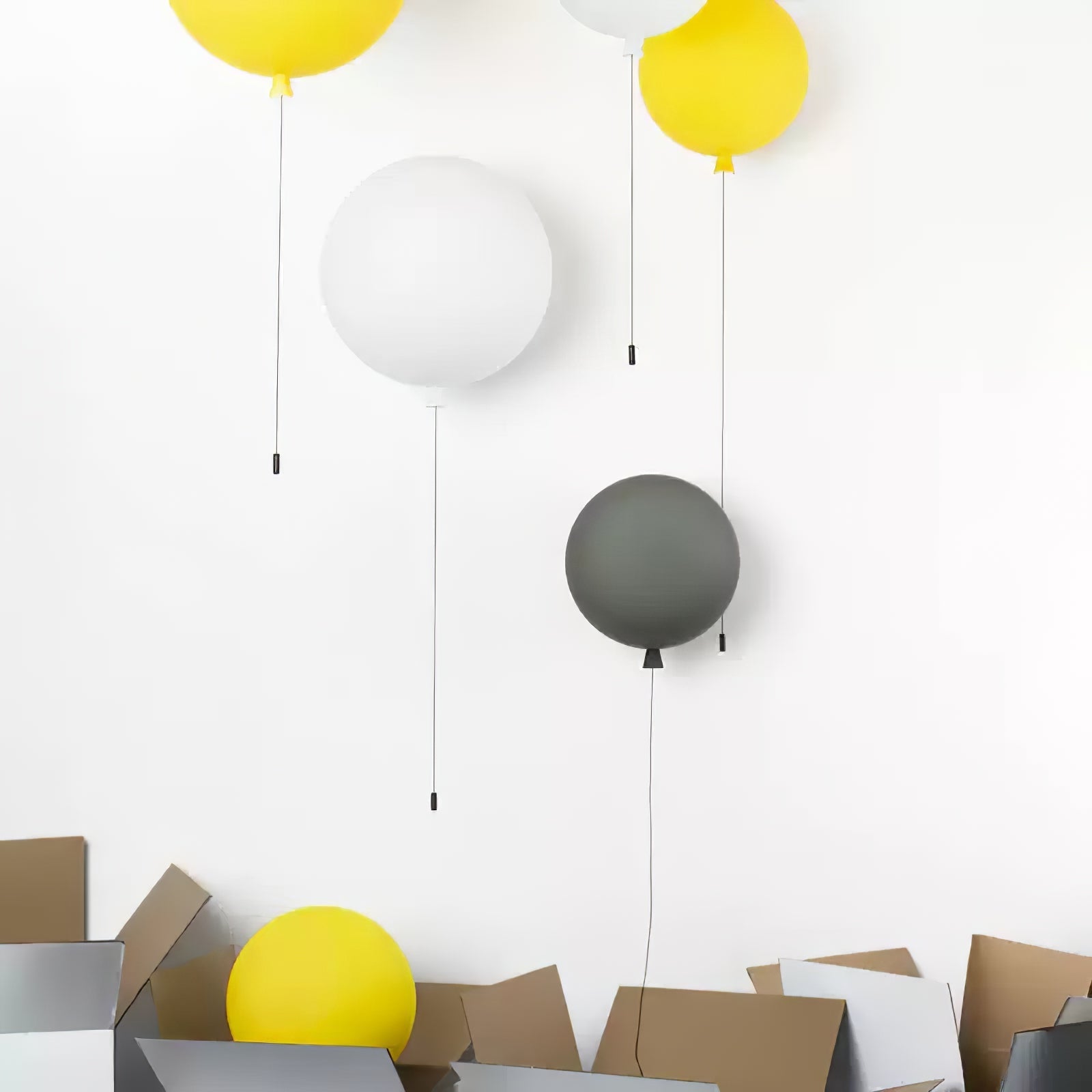 Cheerful Balloon Dream Plastic Wall Light - Letslighting