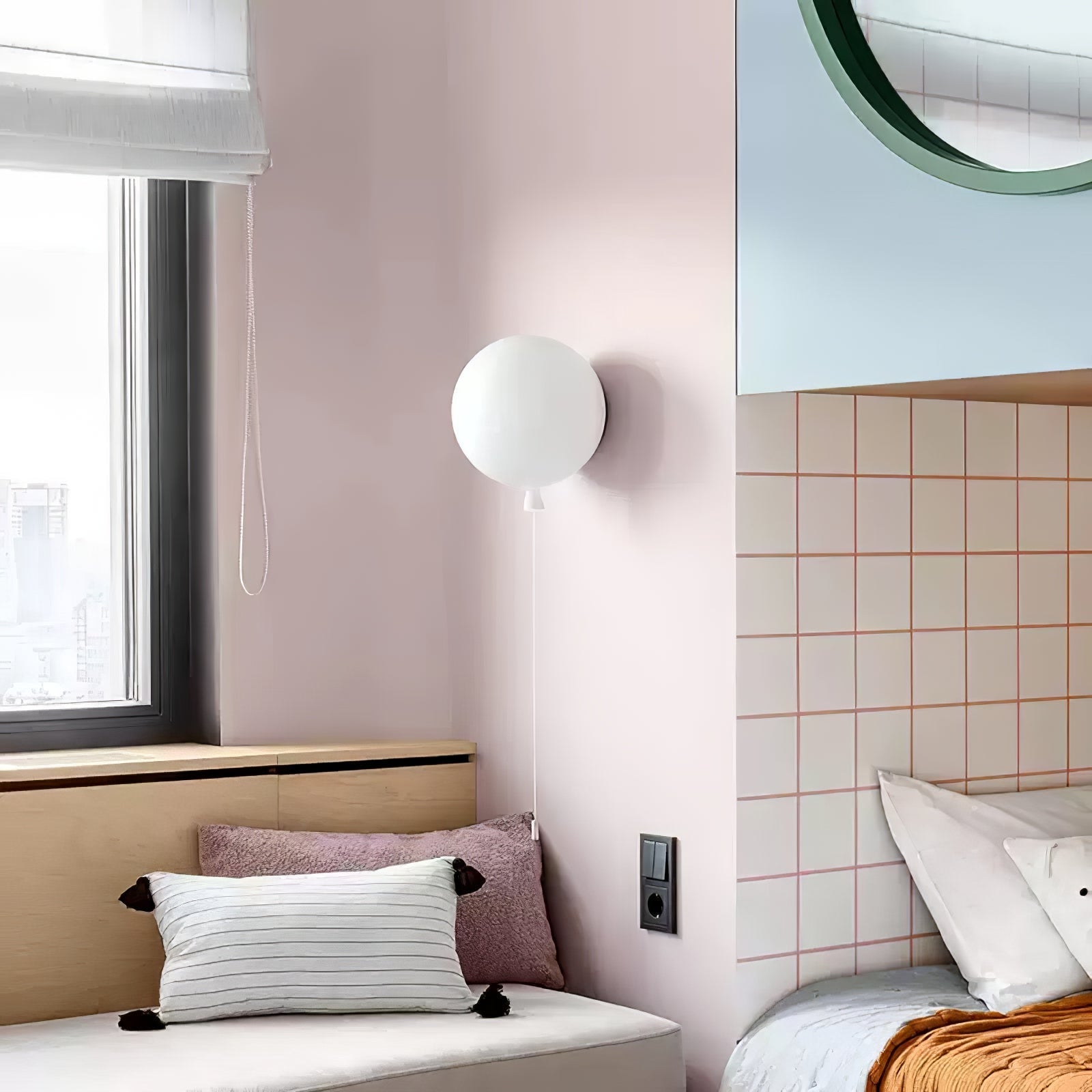 Cheerful Balloon Dream Plastic Wall Light - Letslighting