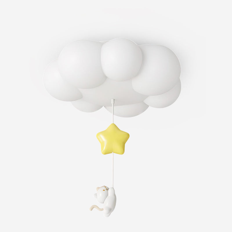 Meowdream Whimsical Cloud Ceiling Lamp - Letslighting