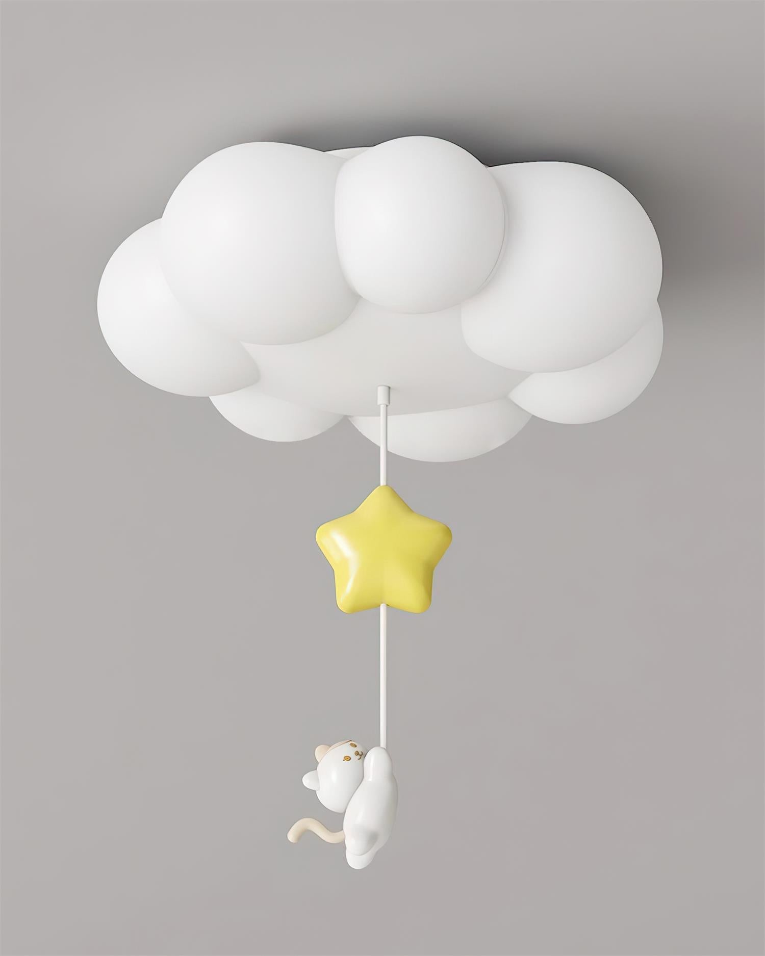 Meowdream Whimsical Cloud Ceiling Lamp - Letslighting