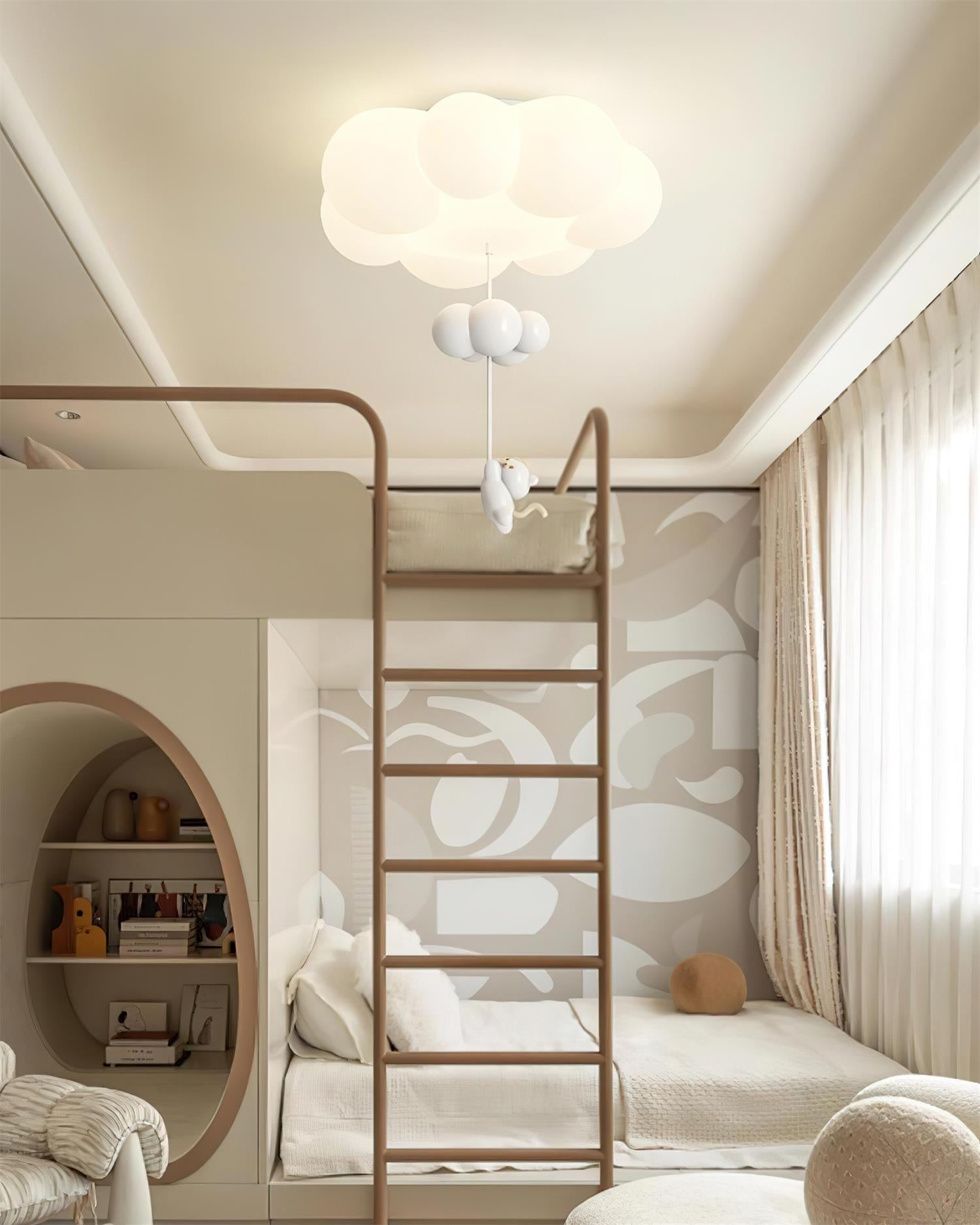 Meowdream Whimsical Cloud Ceiling Lamp - Letslighting