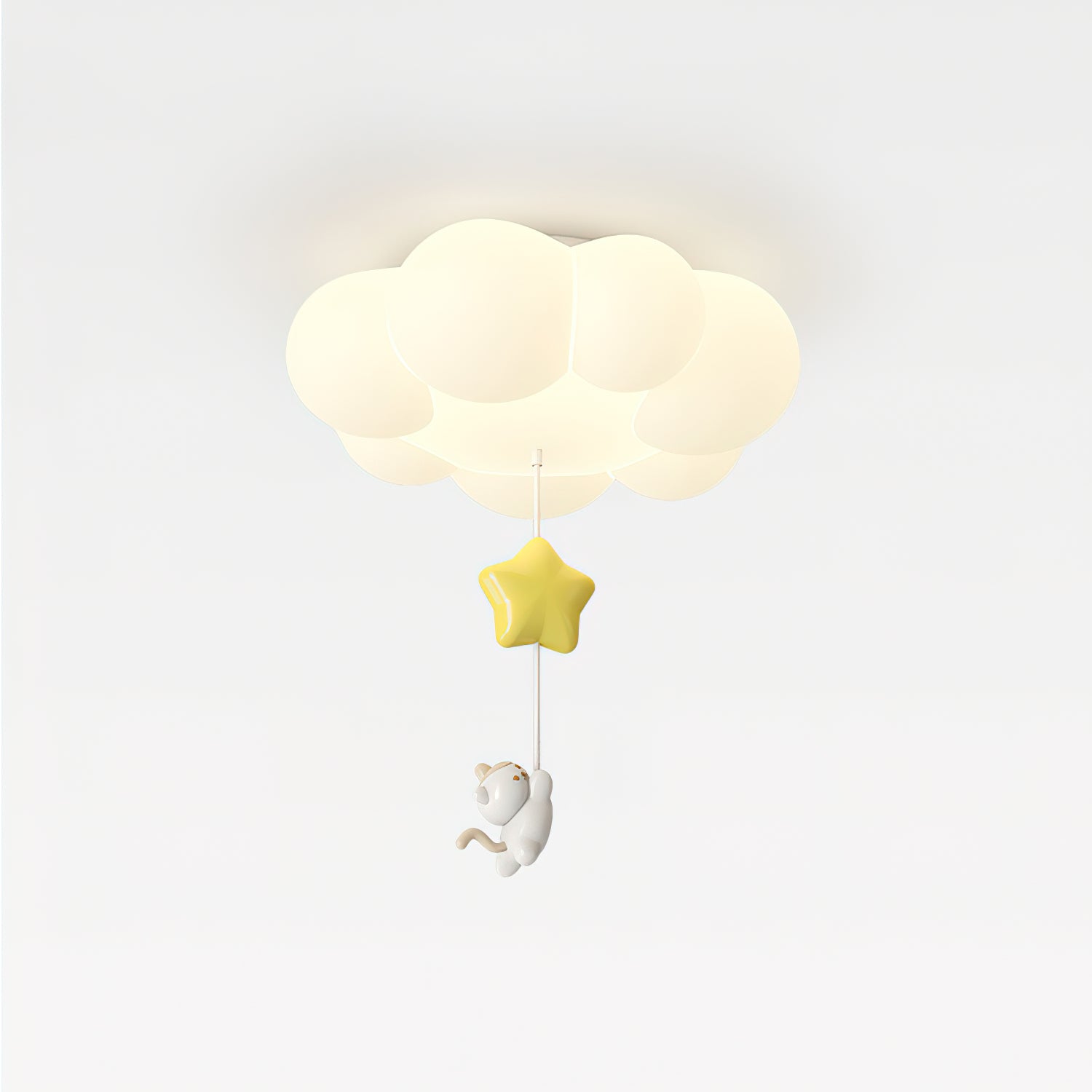 Meowdream Whimsical Cloud Ceiling Lamp - Letslighting