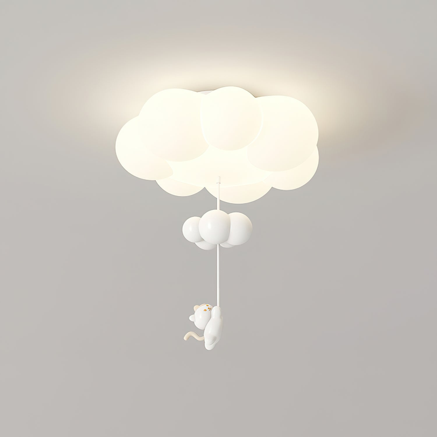 Meowdream Whimsical Cloud Ceiling Lamp - Letslighting