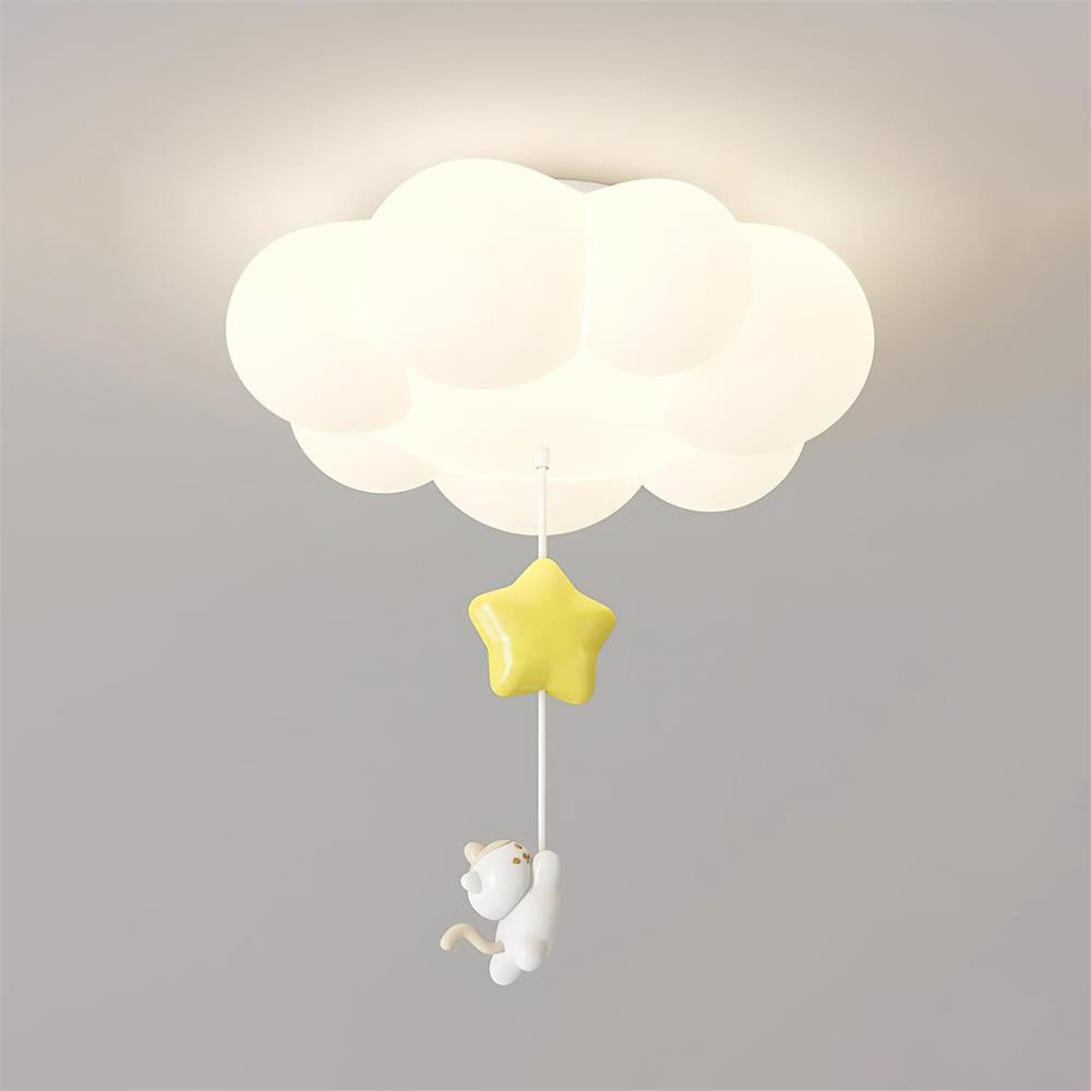 Meowdream Whimsical Cloud Ceiling Lamp - Letslighting