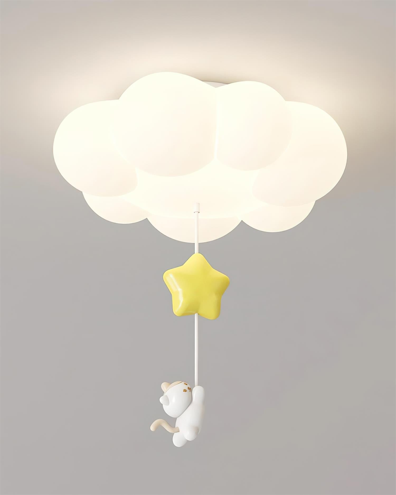 Meowdream Whimsical Cloud Ceiling Lamp - Letslighting