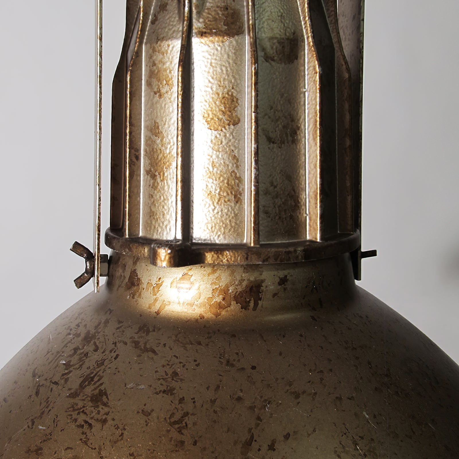 Coshae Vintage Industrial Glass Pendant Light - Letslighting