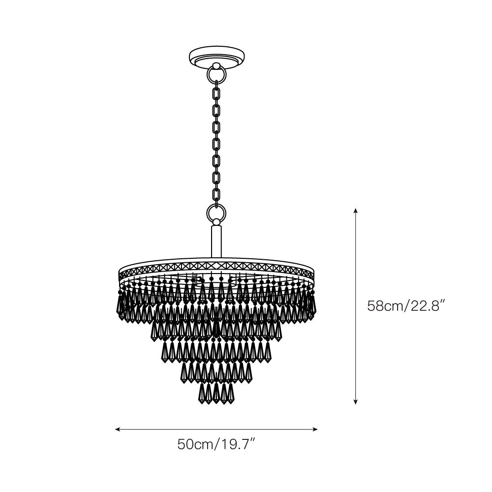 Eurvaryra Postmodern Luxury Crystal Chandelier - Letslighting