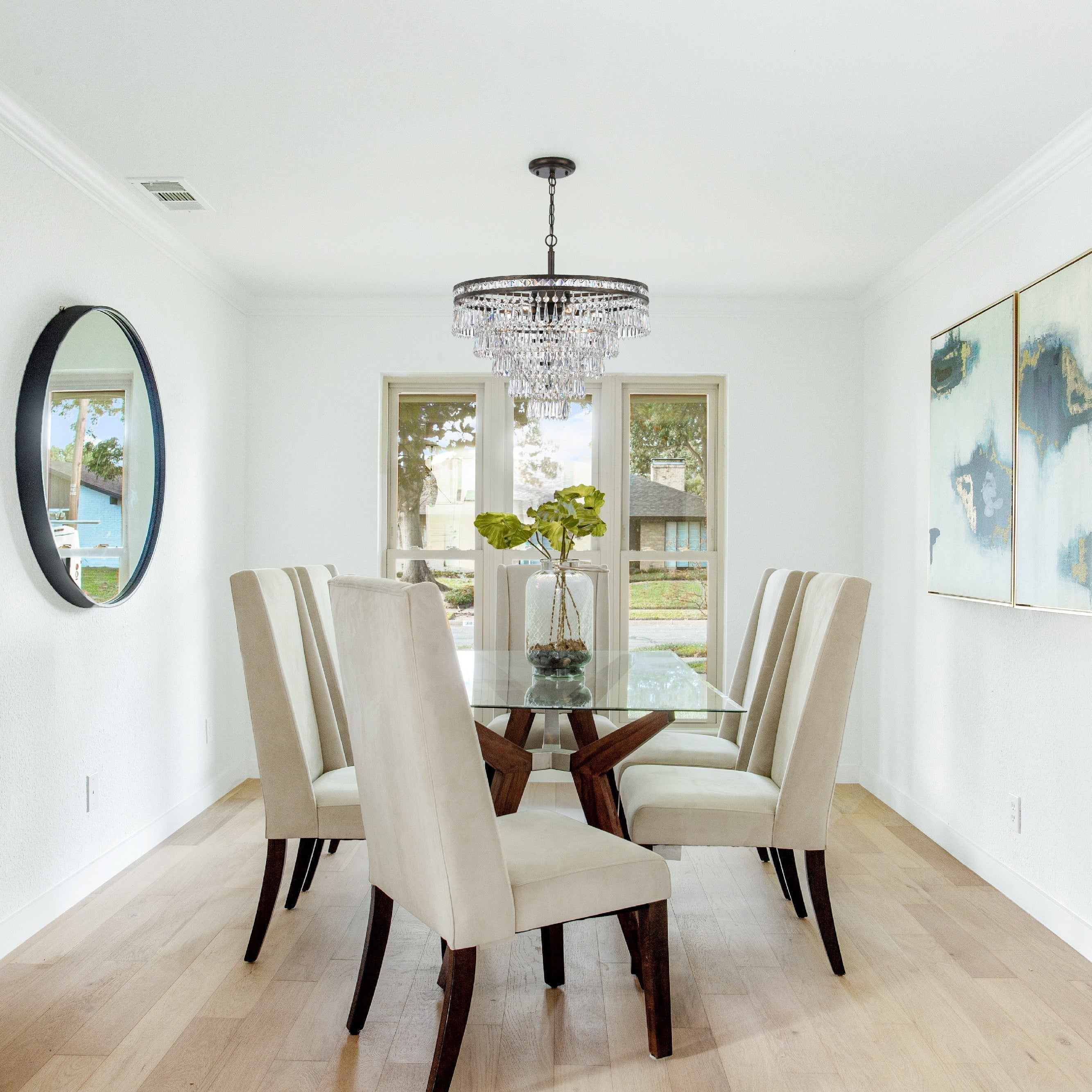Eurvaryra Postmodern Luxury Crystal Chandelier - Letslighting