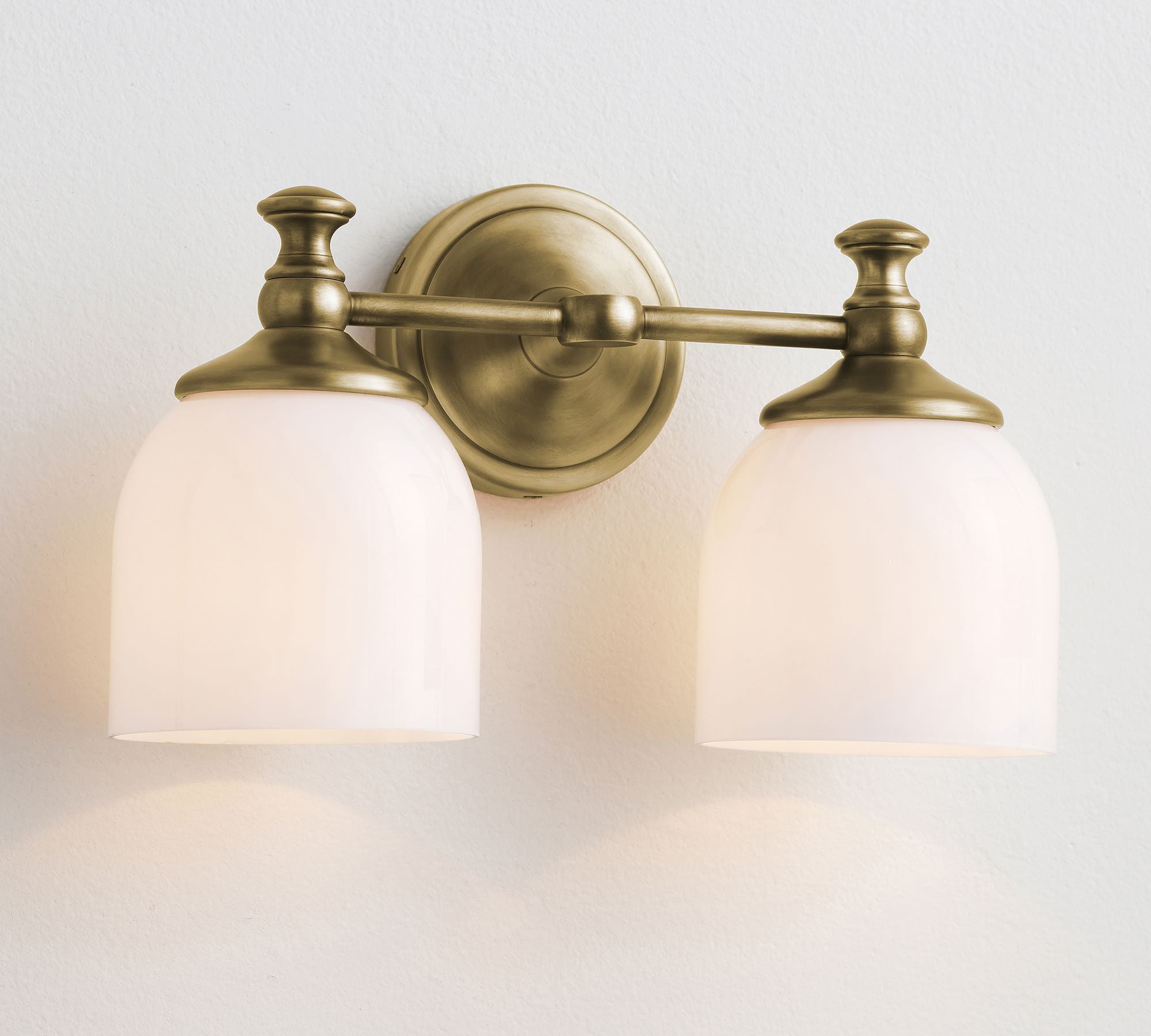 Lumen Modern Minimalist Short Arm Chrome Glass Sconce Wall Lamp - Letslighting